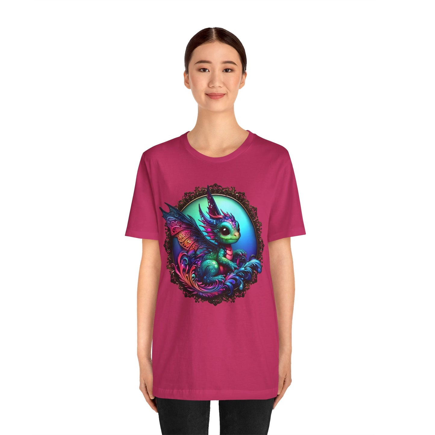 Baby Dragon T-Shirt - Whimsical Creature Art Tee, Unisex, Soft Cotton - Perfect for Fantasy and Dragon Enthusiasts