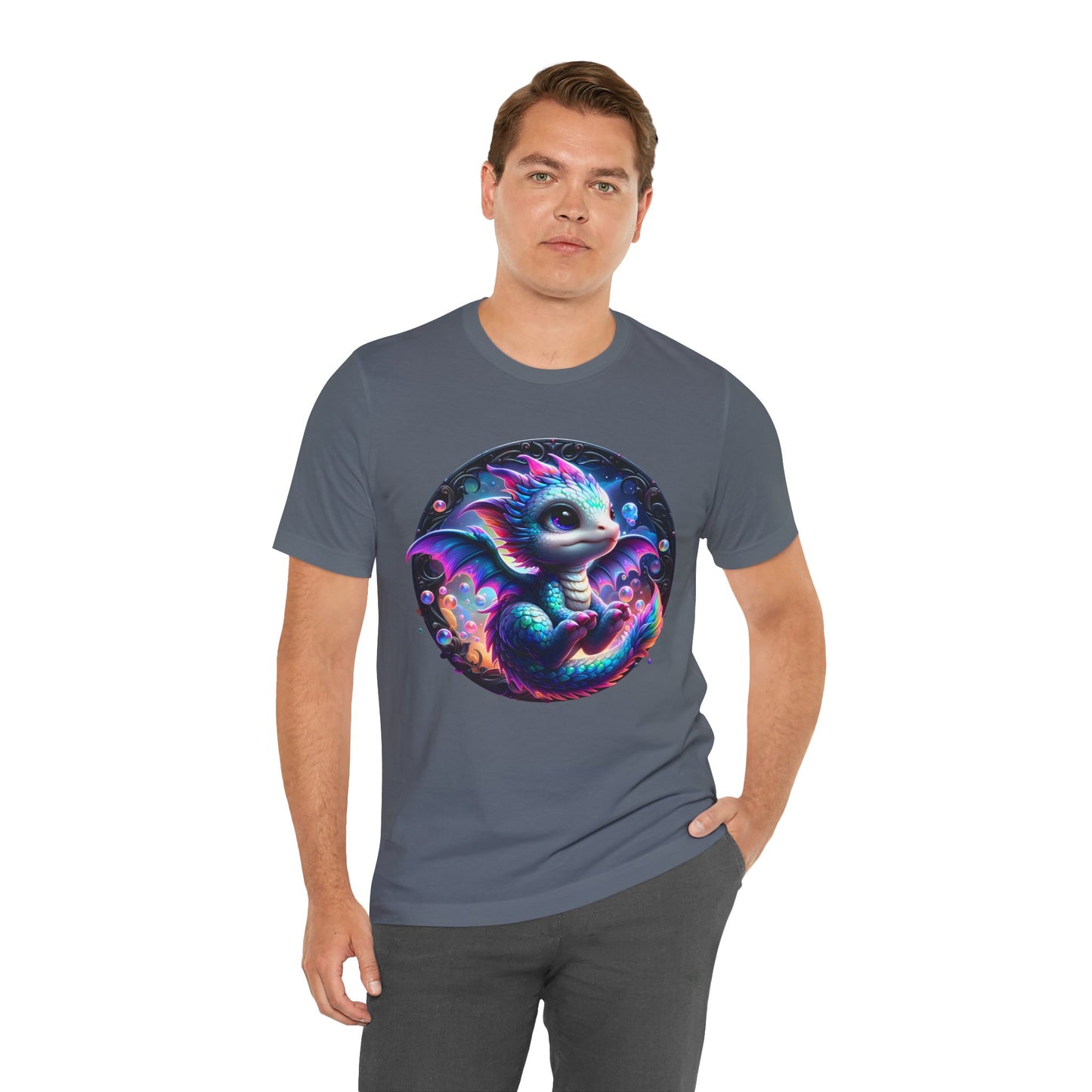 Baby Dragon T-Shirt - Whimsical Creature Art Tee, Unisex, Soft Cotton - Perfect for Fantasy and Dragon Enthusiasts