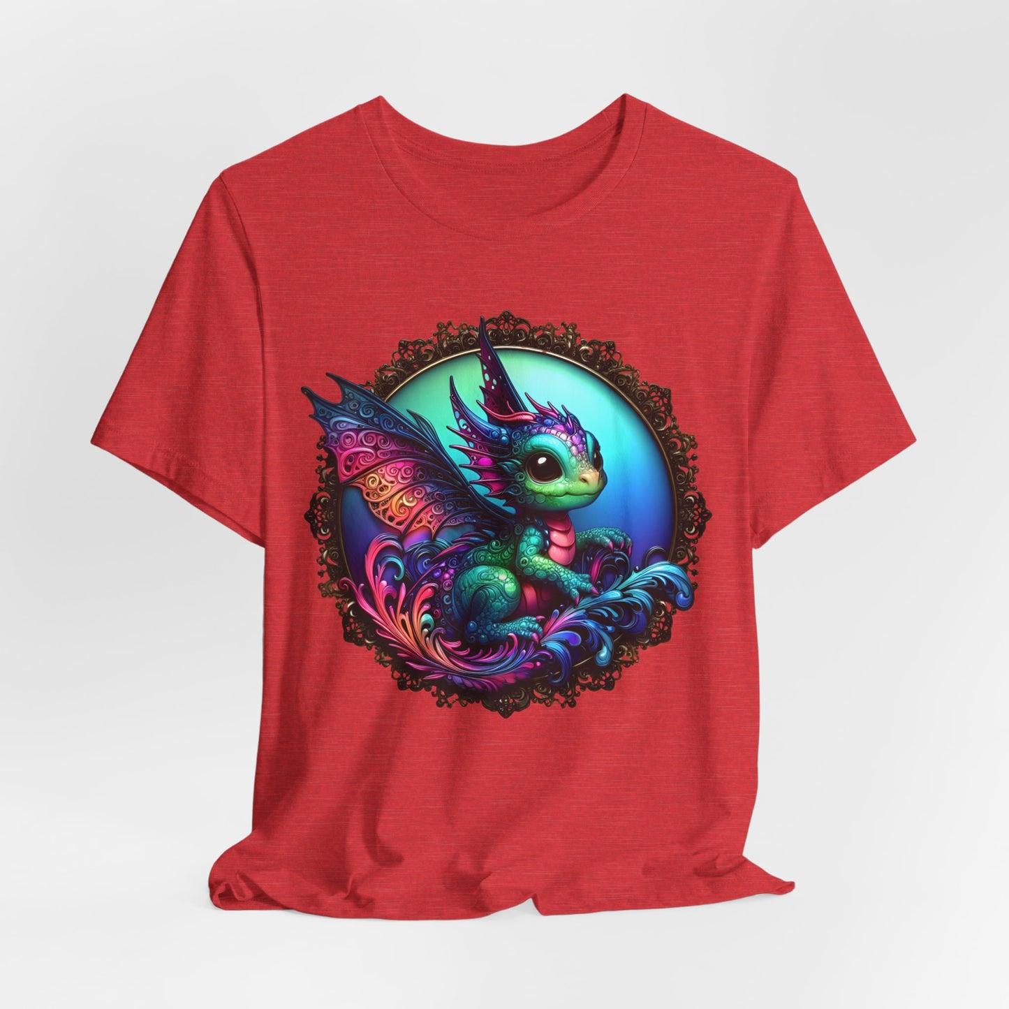 Baby Dragon T-Shirt - Whimsical Creature Art Tee, Unisex, Soft Cotton - Perfect for Fantasy and Dragon Enthusiasts