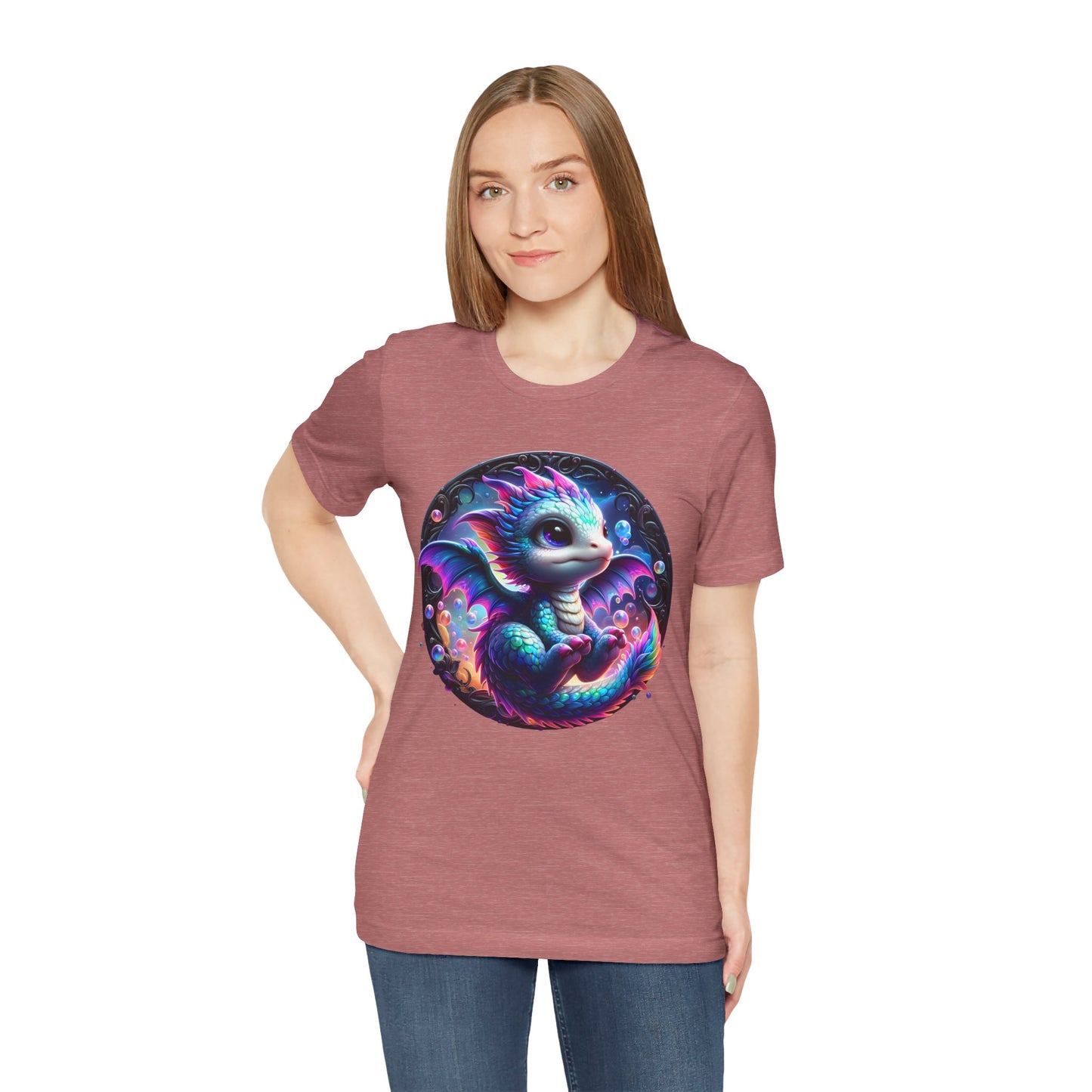 Baby Dragon T-Shirt - Whimsical Creature Art Tee, Unisex, Soft Cotton - Perfect for Fantasy and Dragon Enthusiasts