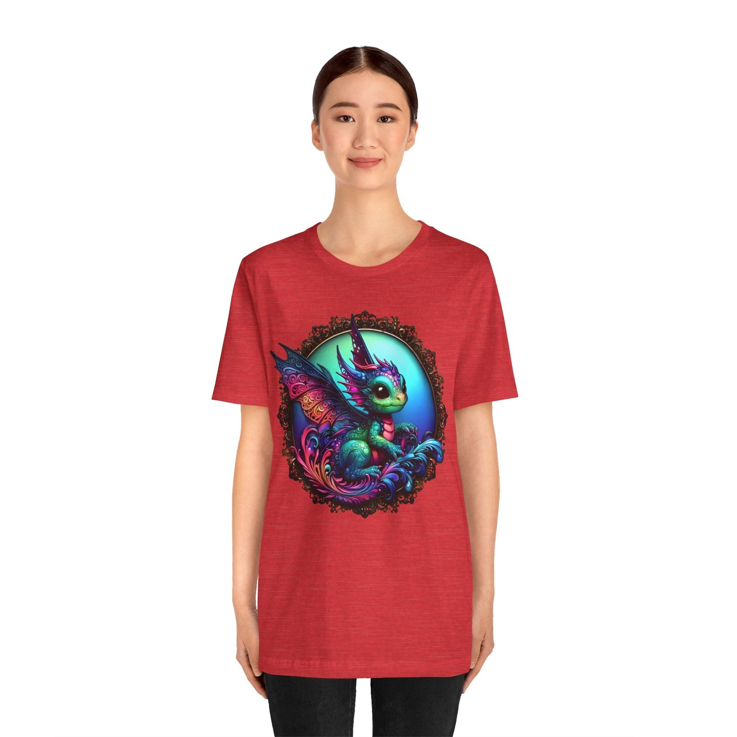 Baby Dragon T-Shirt - Whimsical Creature Art Tee, Unisex, Soft Cotton - Perfect for Fantasy and Dragon Enthusiasts