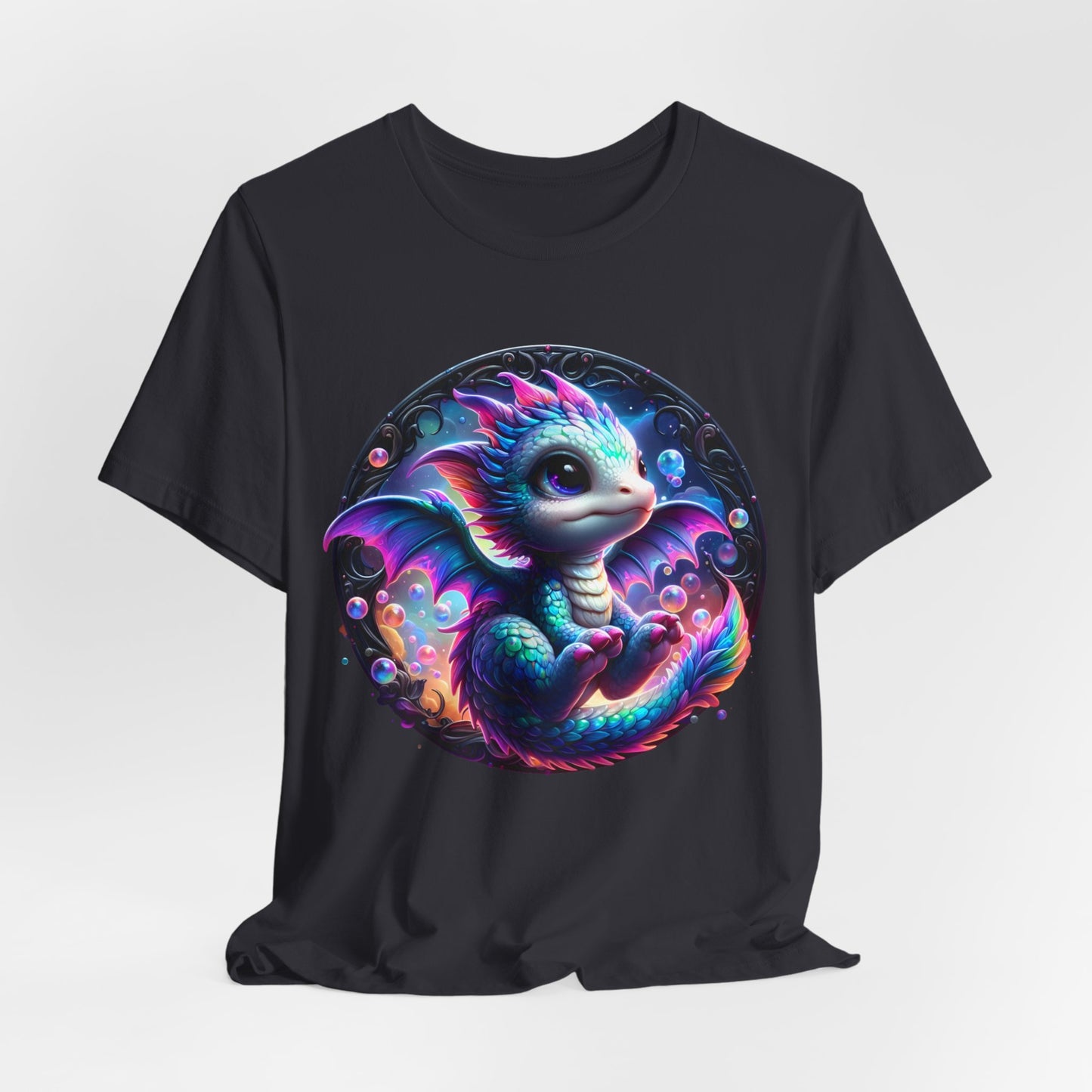 Baby Dragon T-Shirt - Whimsical Creature Art Tee, Unisex, Soft Cotton - Perfect for Fantasy and Dragon Enthusiasts