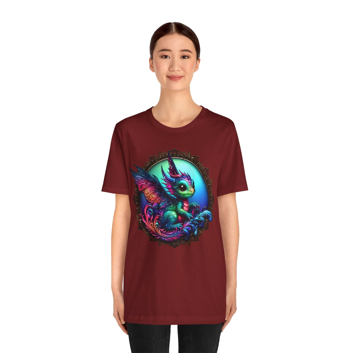 Baby Dragon T-Shirt - Whimsical Creature Art Tee, Unisex, Soft Cotton - Perfect for Fantasy and Dragon Enthusiasts