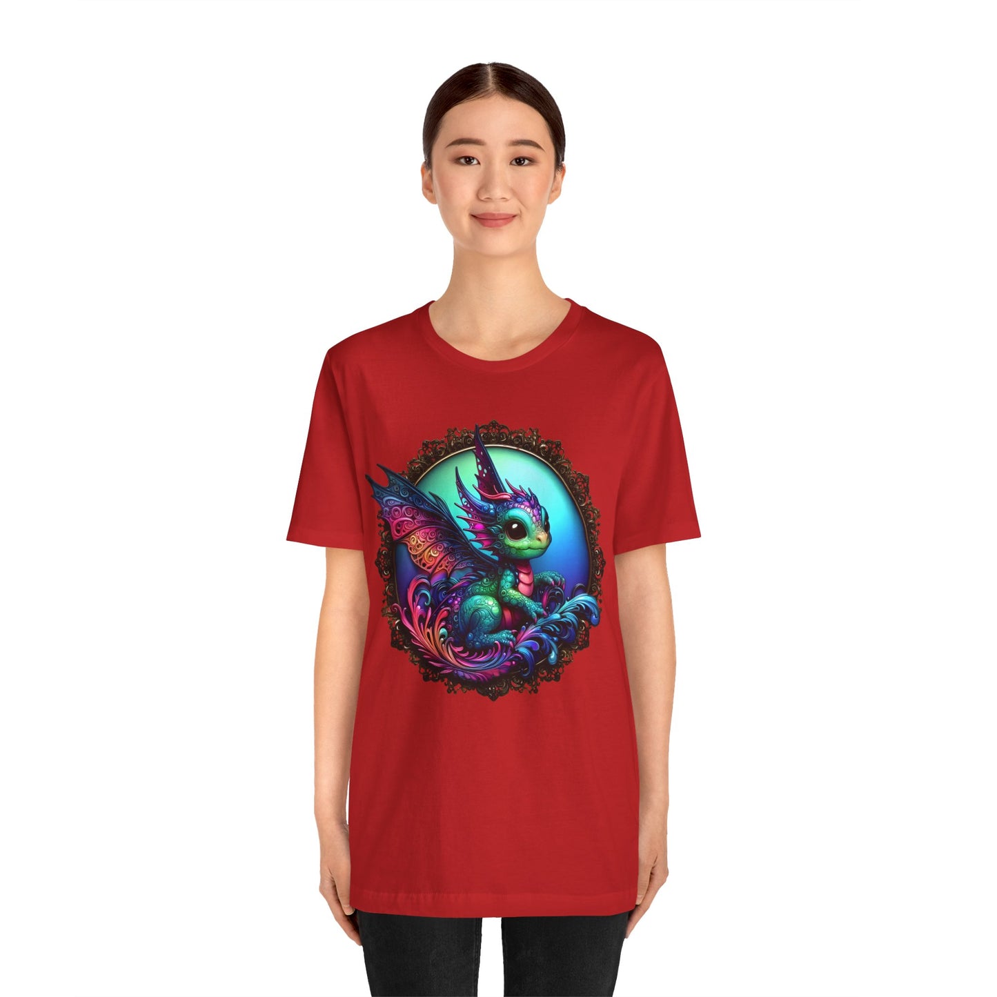 Baby Dragon T-Shirt - Whimsical Creature Art Tee, Unisex, Soft Cotton - Perfect for Fantasy and Dragon Enthusiasts