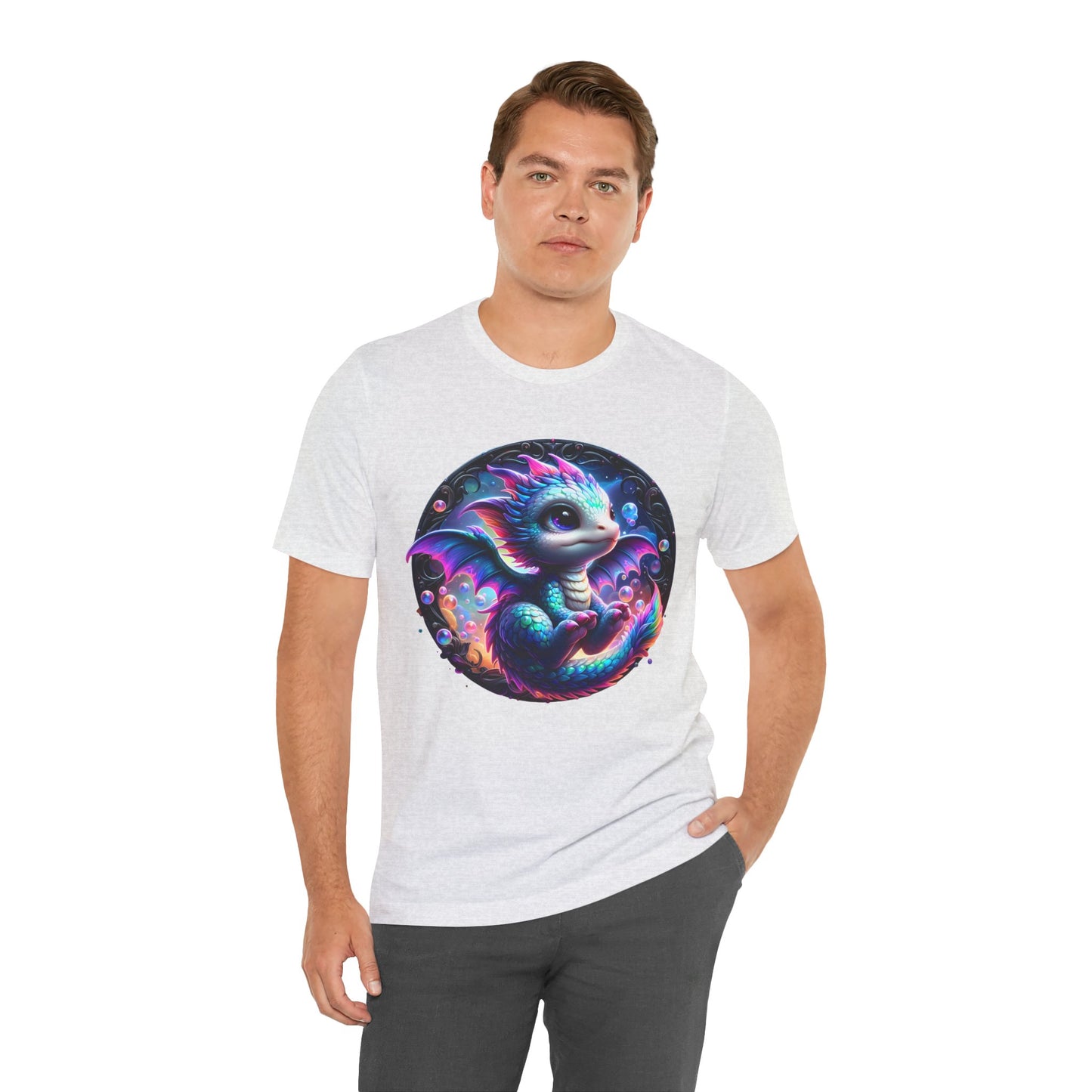 Baby Dragon T-Shirt - Whimsical Creature Art Tee, Unisex, Soft Cotton - Perfect for Fantasy and Dragon Enthusiasts