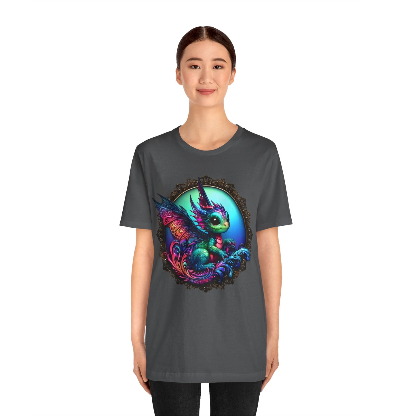 Baby Dragon T-Shirt - Whimsical Creature Art Tee, Unisex, Soft Cotton - Perfect for Fantasy and Dragon Enthusiasts