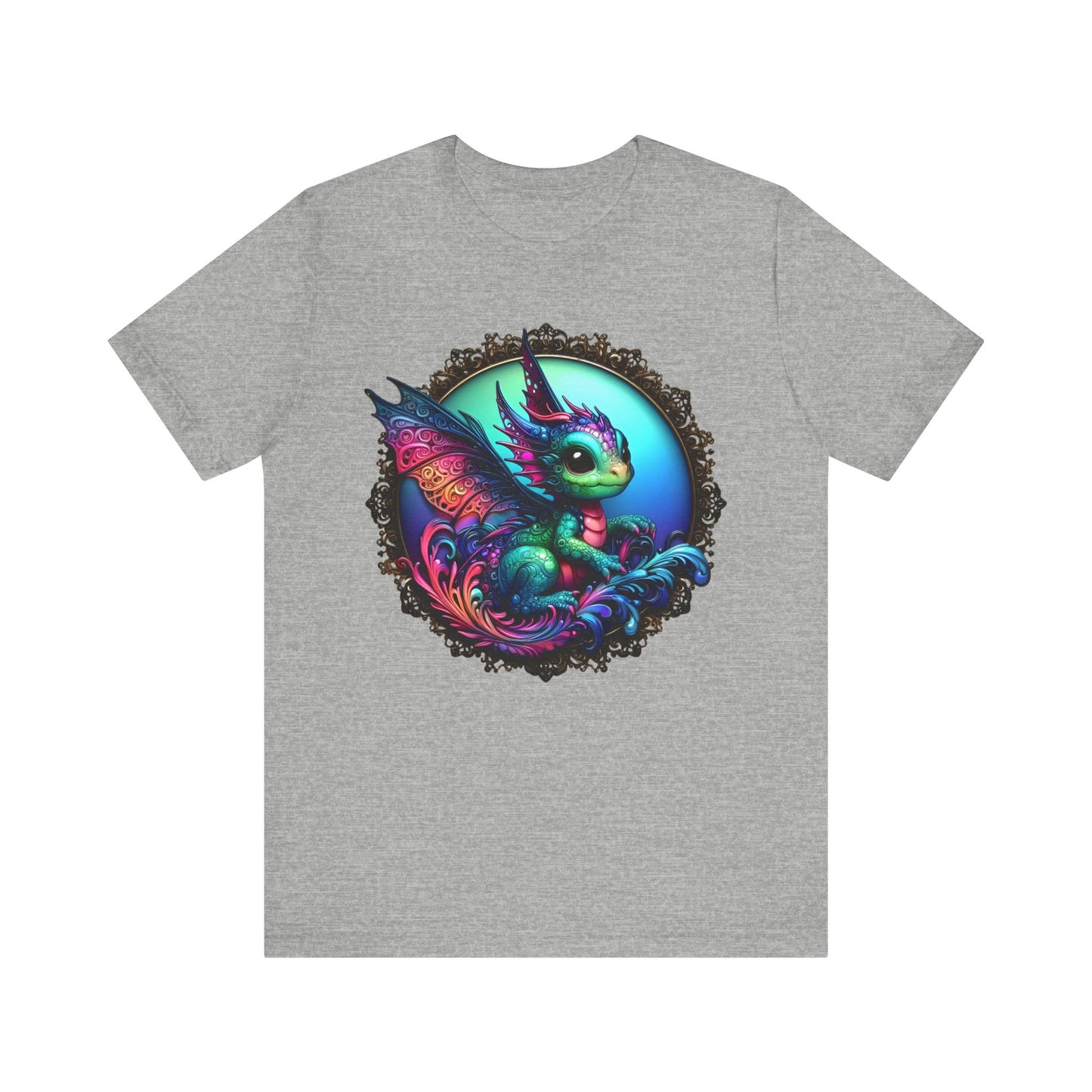Baby Dragon T-Shirt - Whimsical Creature Art Tee, Unisex, Soft Cotton - Perfect for Fantasy and Dragon Enthusiasts