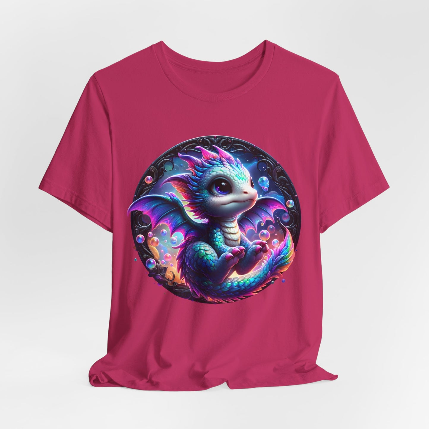 Baby Dragon T-Shirt - Whimsical Creature Art Tee, Unisex, Soft Cotton - Perfect for Fantasy and Dragon Enthusiasts