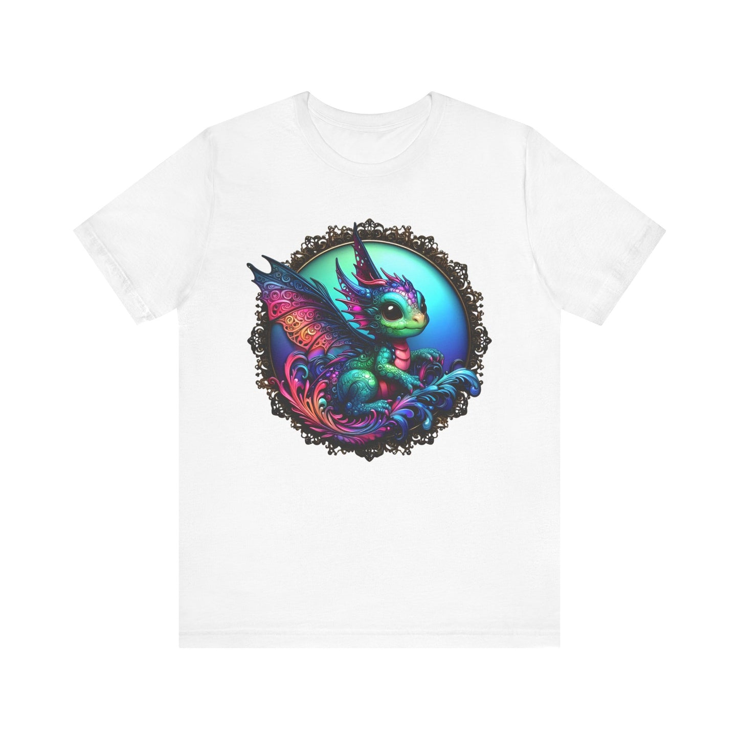 Baby Dragon T-Shirt - Whimsical Creature Art Tee, Unisex, Soft Cotton - Perfect for Fantasy and Dragon Enthusiasts