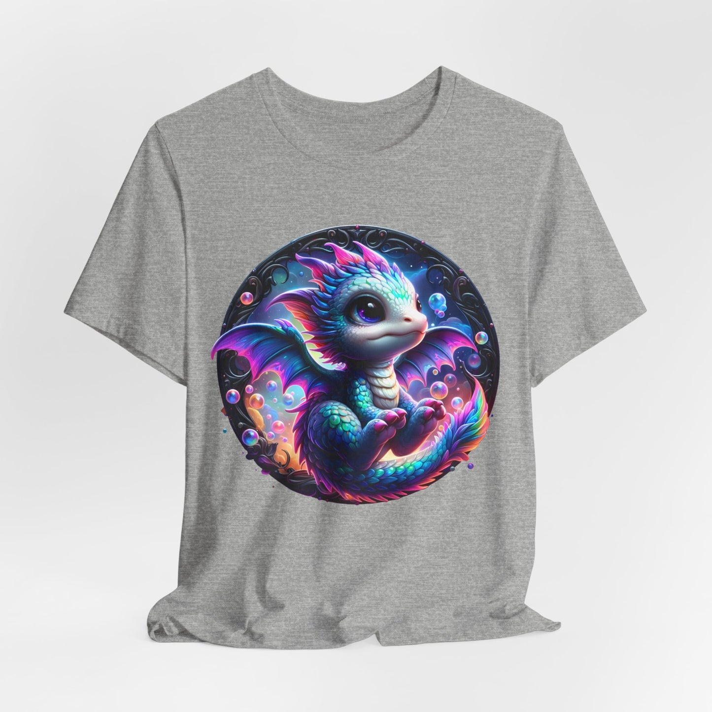 Baby Dragon T-Shirt - Whimsical Creature Art Tee, Unisex, Soft Cotton - Perfect for Fantasy and Dragon Enthusiasts
