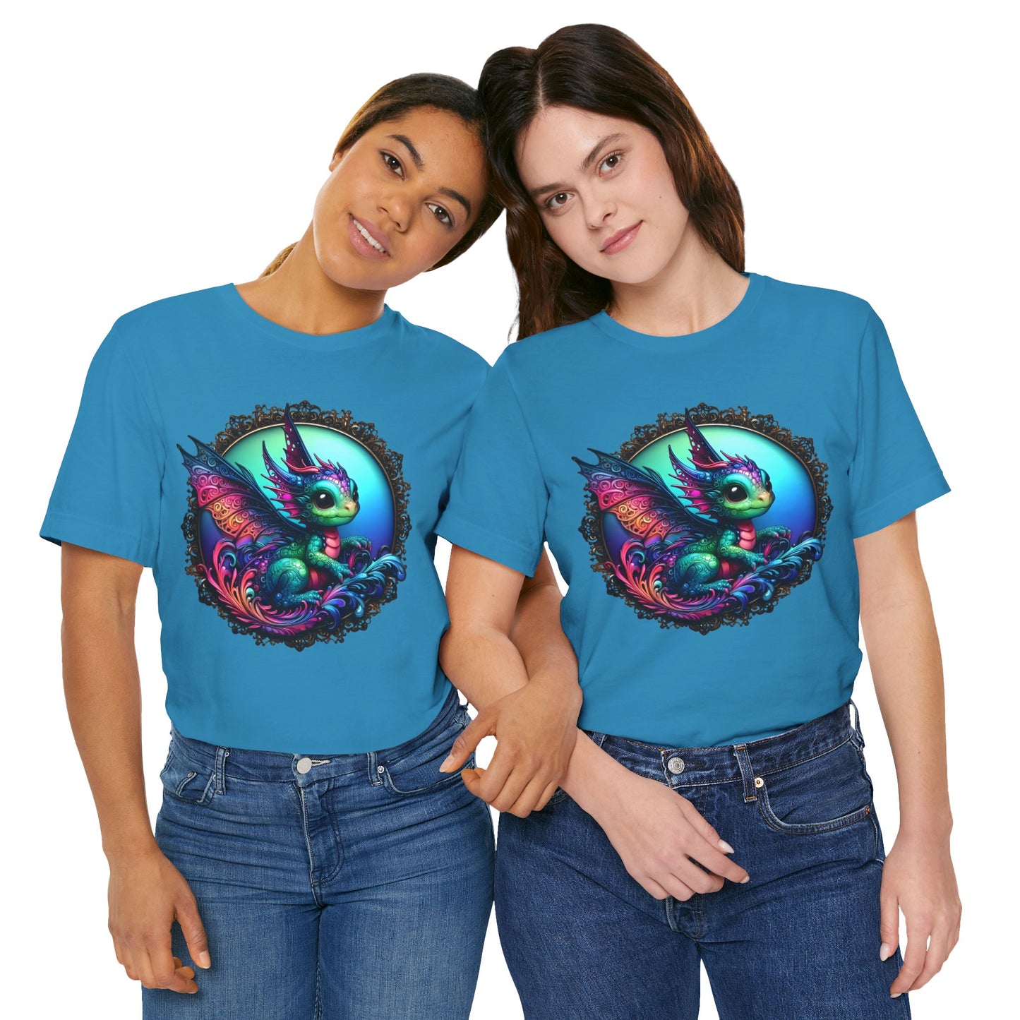 Baby Dragon T-Shirt - Whimsical Creature Art Tee, Unisex, Soft Cotton - Perfect for Fantasy and Dragon Enthusiasts