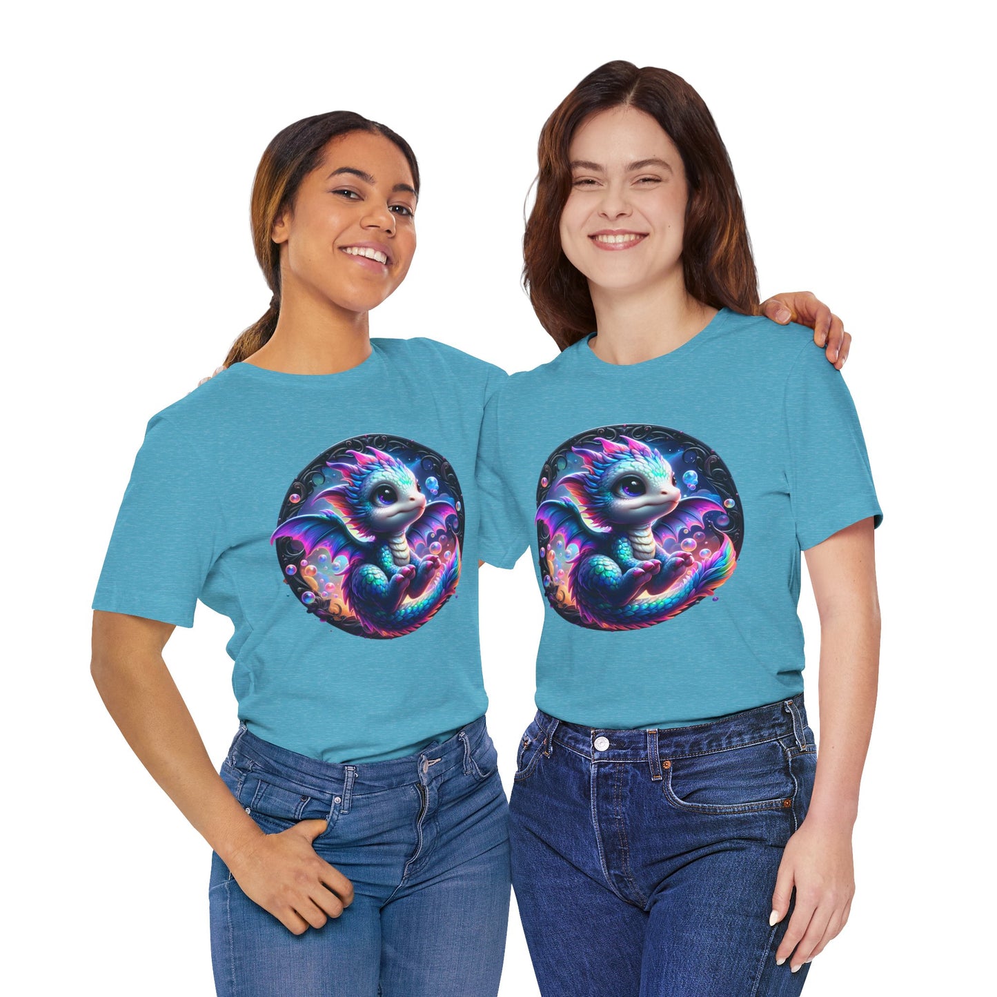 Baby Dragon T-Shirt - Whimsical Creature Art Tee, Unisex, Soft Cotton - Perfect for Fantasy and Dragon Enthusiasts