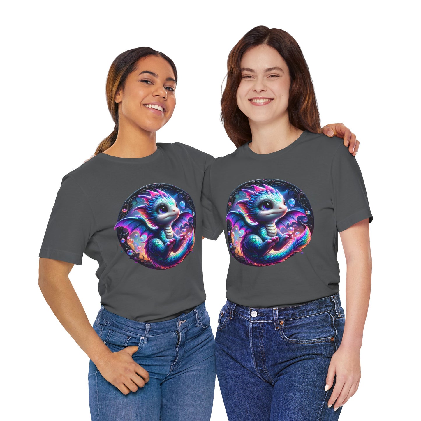 Baby Dragon T-Shirt - Whimsical Creature Art Tee, Unisex, Soft Cotton - Perfect for Fantasy and Dragon Enthusiasts