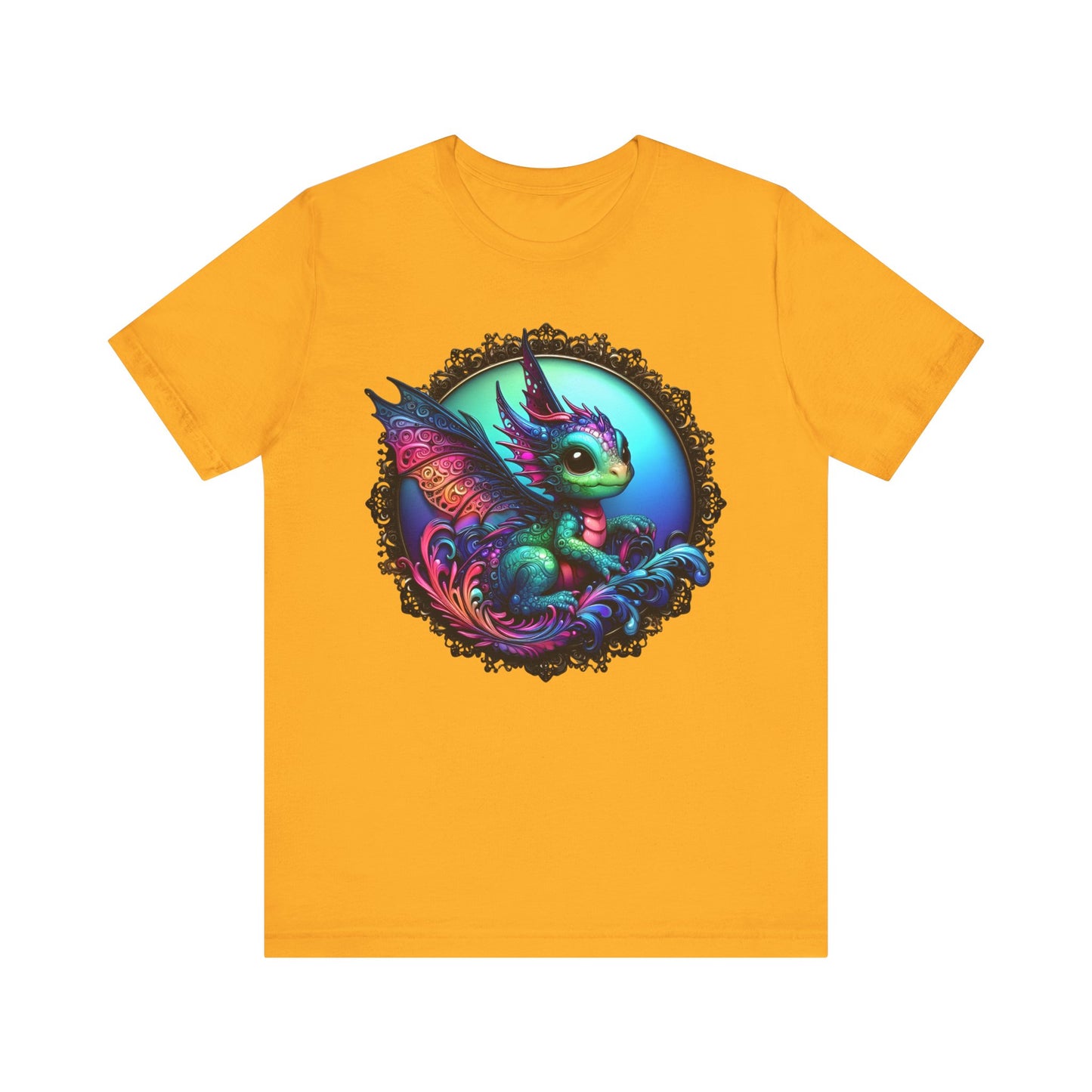 Baby Dragon T-Shirt - Whimsical Creature Art Tee, Unisex, Soft Cotton - Perfect for Fantasy and Dragon Enthusiasts