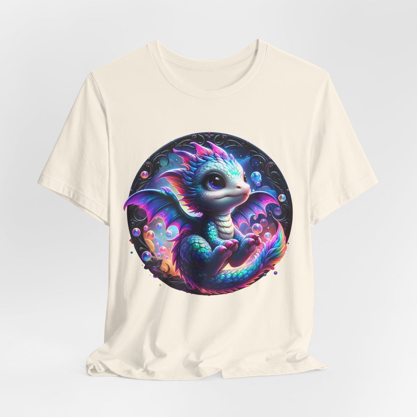 Baby Dragon T-Shirt - Whimsical Creature Art Tee, Unisex, Soft Cotton - Perfect for Fantasy and Dragon Enthusiasts