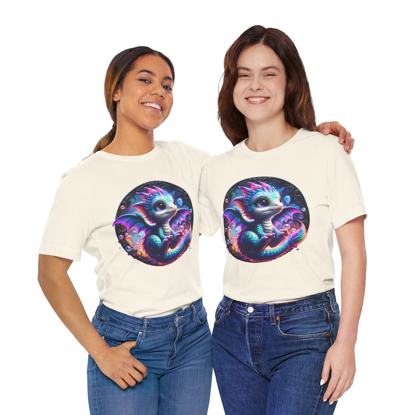 Baby Dragon T-Shirt - Whimsical Creature Art Tee, Unisex, Soft Cotton - Perfect for Fantasy and Dragon Enthusiasts