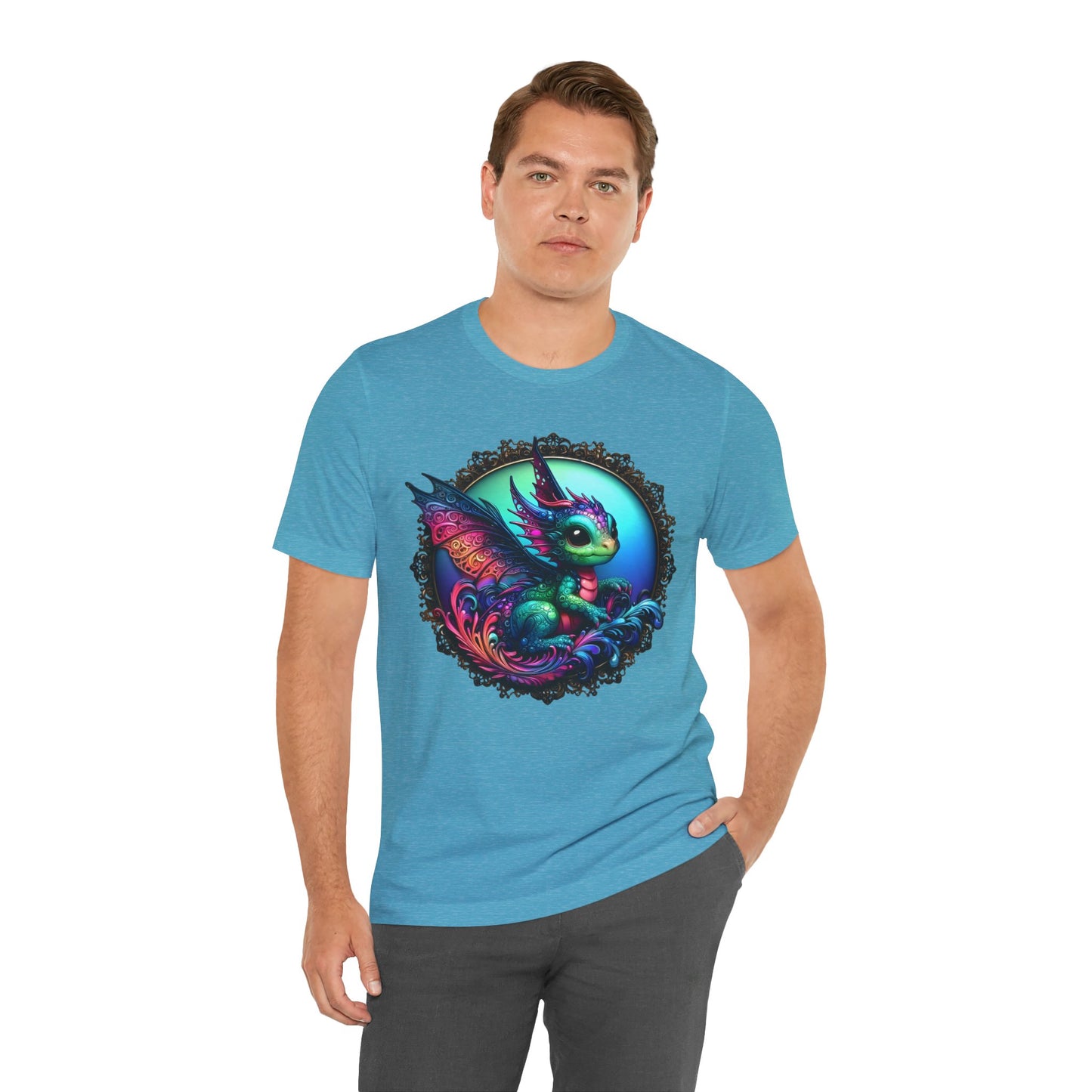 Baby Dragon T-Shirt - Whimsical Creature Art Tee, Unisex, Soft Cotton - Perfect for Fantasy and Dragon Enthusiasts