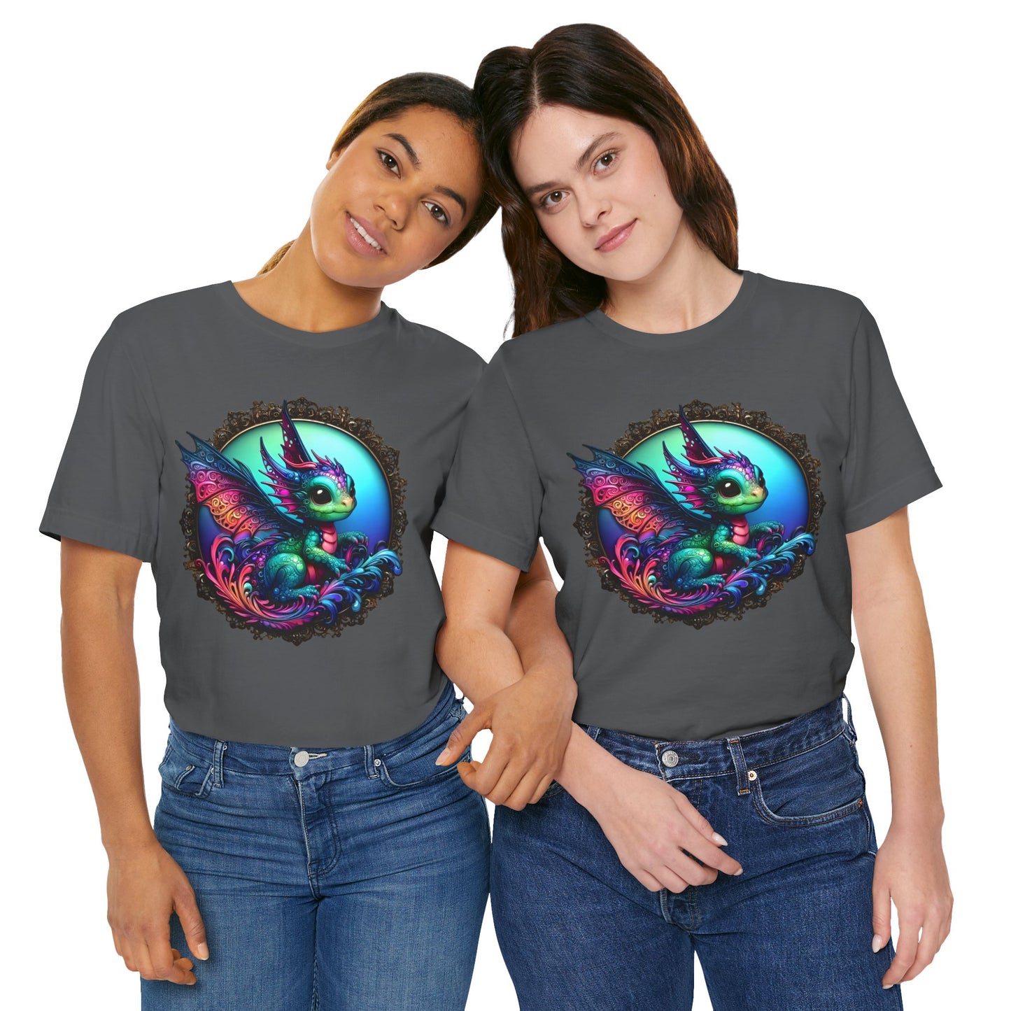 Baby Dragon T-Shirt - Whimsical Creature Art Tee, Unisex, Soft Cotton - Perfect for Fantasy and Dragon Enthusiasts