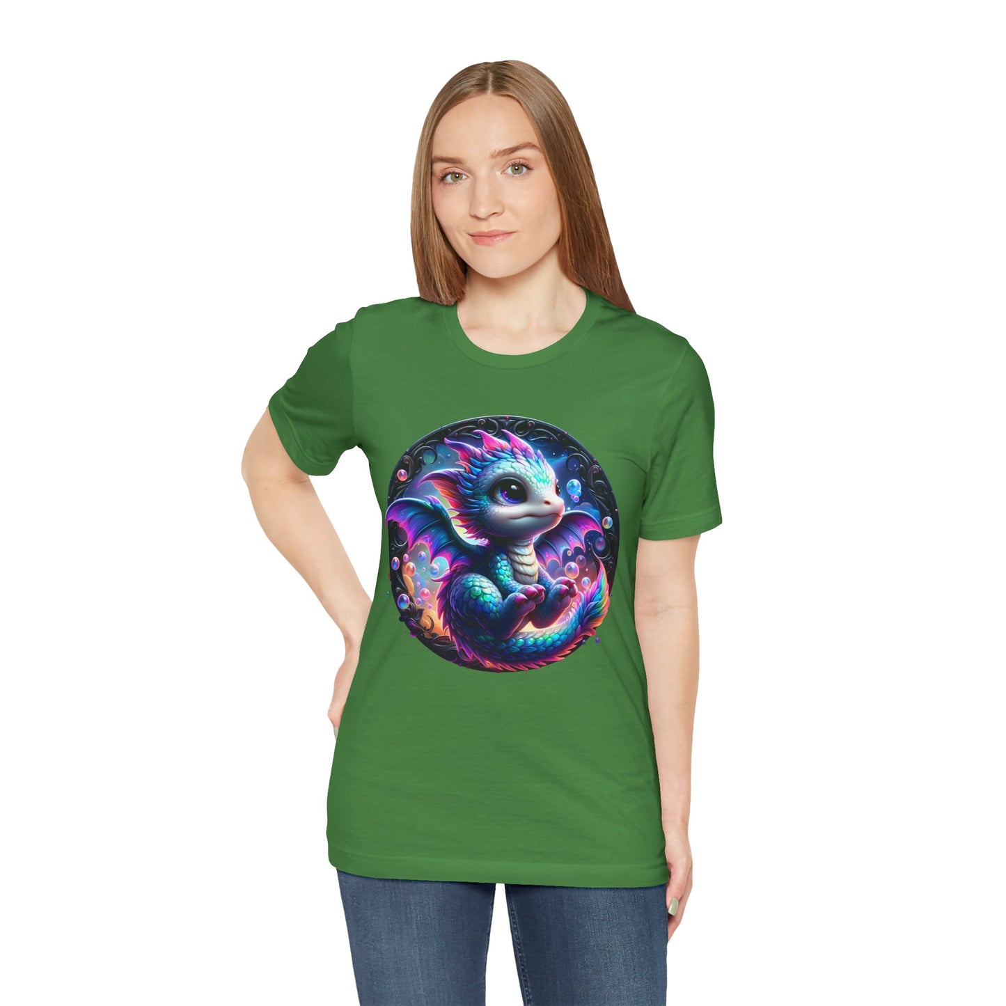 Baby Dragon T-Shirt - Whimsical Creature Art Tee, Unisex, Soft Cotton - Perfect for Fantasy and Dragon Enthusiasts