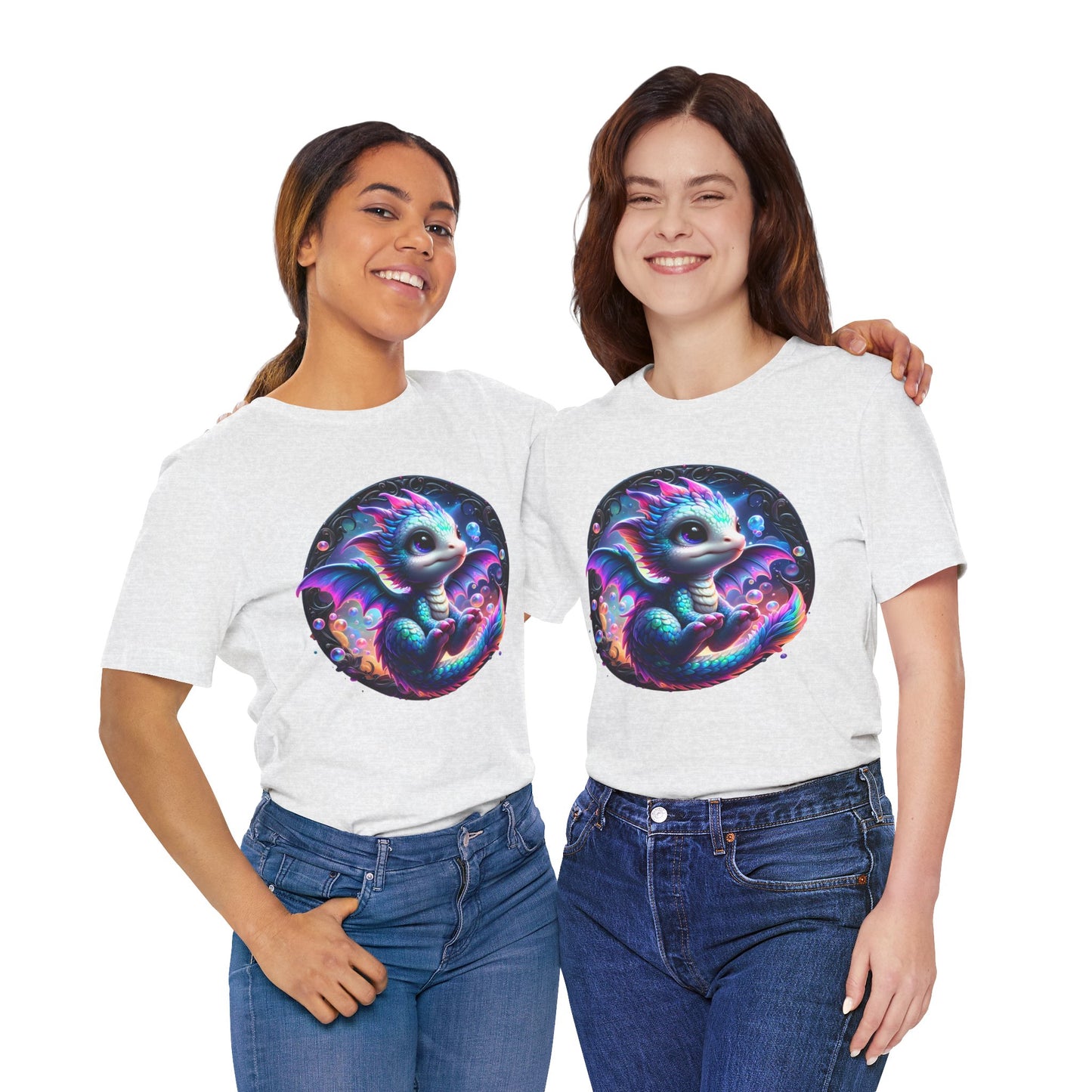 Baby Dragon T-Shirt - Whimsical Creature Art Tee, Unisex, Soft Cotton - Perfect for Fantasy and Dragon Enthusiasts