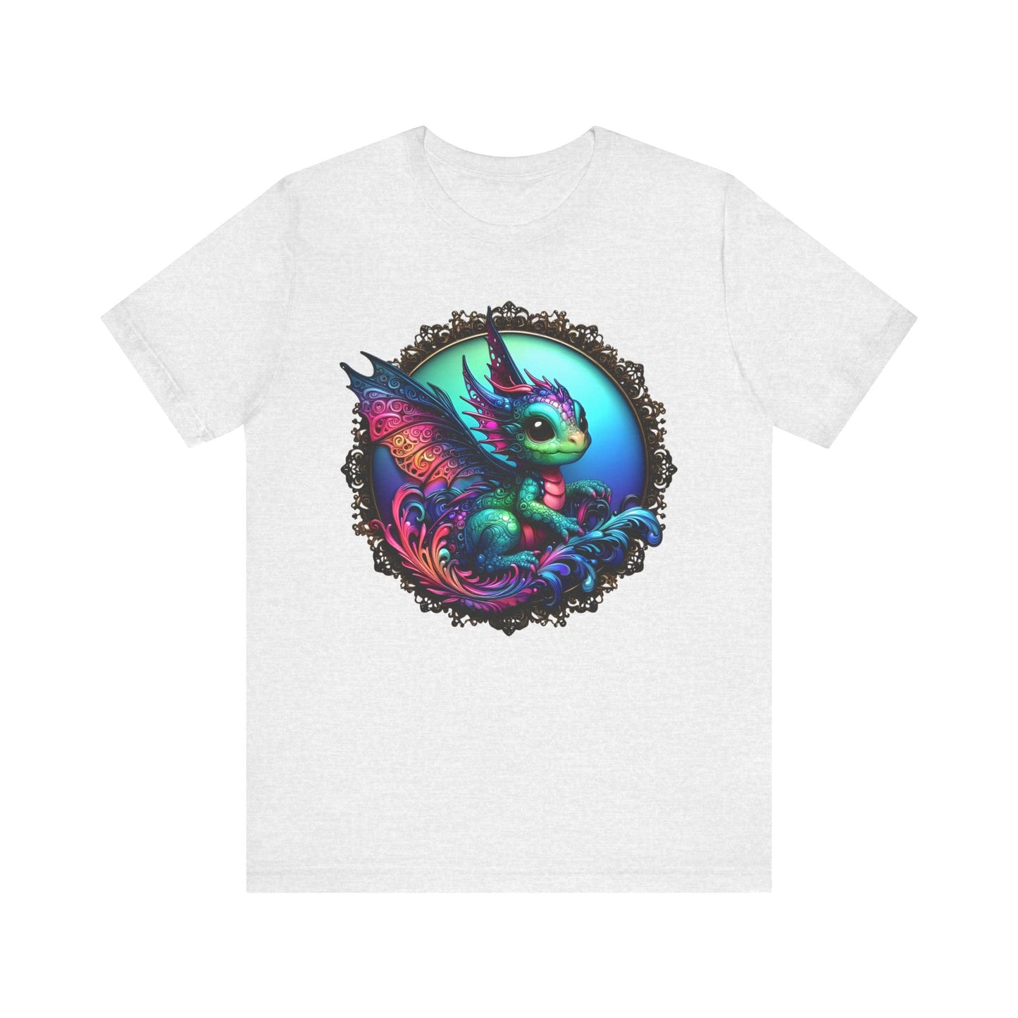 Baby Dragon T-Shirt - Whimsical Creature Art Tee, Unisex, Soft Cotton - Perfect for Fantasy and Dragon Enthusiasts