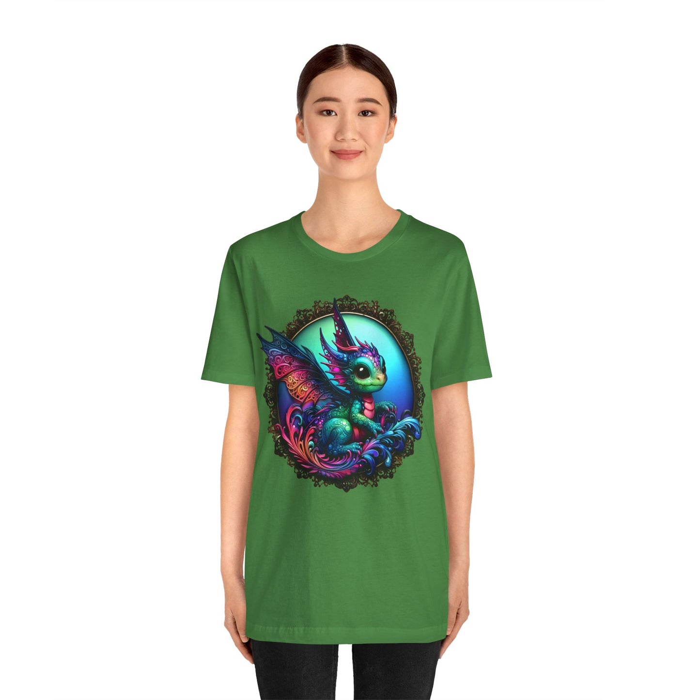 Baby Dragon T-Shirt - Whimsical Creature Art Tee, Unisex, Soft Cotton - Perfect for Fantasy and Dragon Enthusiasts
