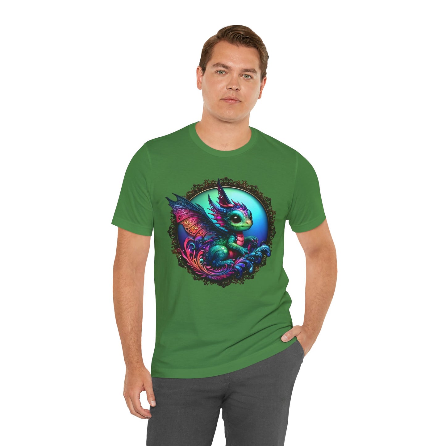 Baby Dragon T-Shirt - Whimsical Creature Art Tee, Unisex, Soft Cotton - Perfect for Fantasy and Dragon Enthusiasts