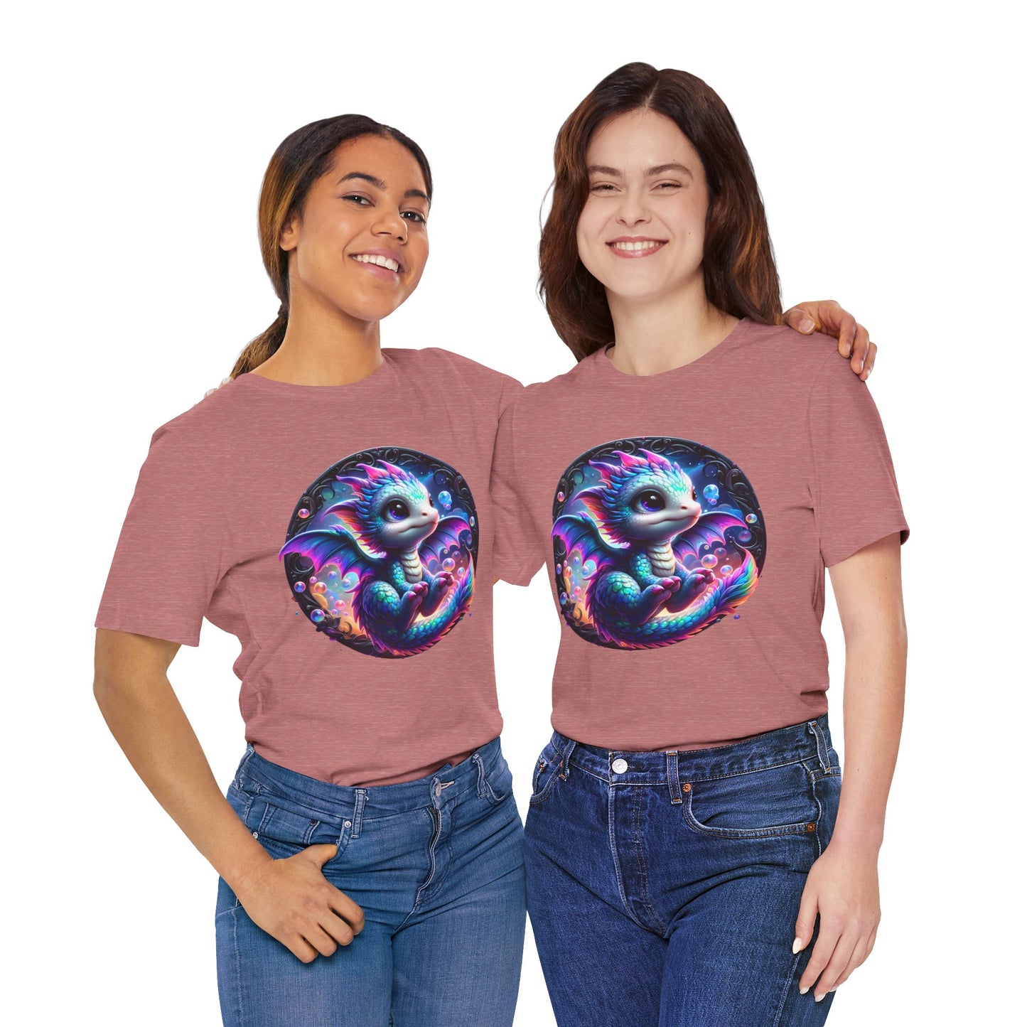 Baby Dragon T-Shirt - Whimsical Creature Art Tee, Unisex, Soft Cotton - Perfect for Fantasy and Dragon Enthusiasts