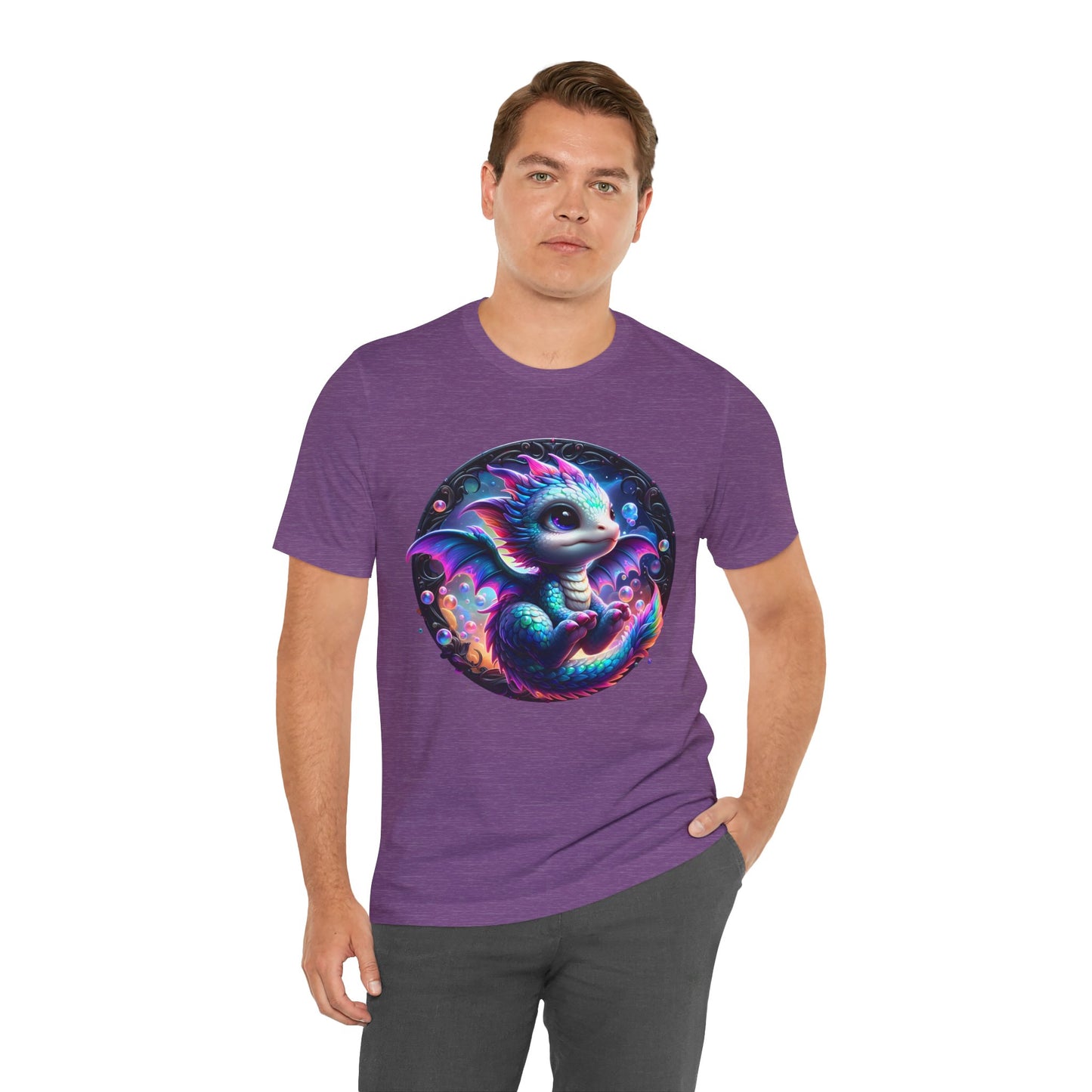 Baby Dragon T-Shirt - Whimsical Creature Art Tee, Unisex, Soft Cotton - Perfect for Fantasy and Dragon Enthusiasts