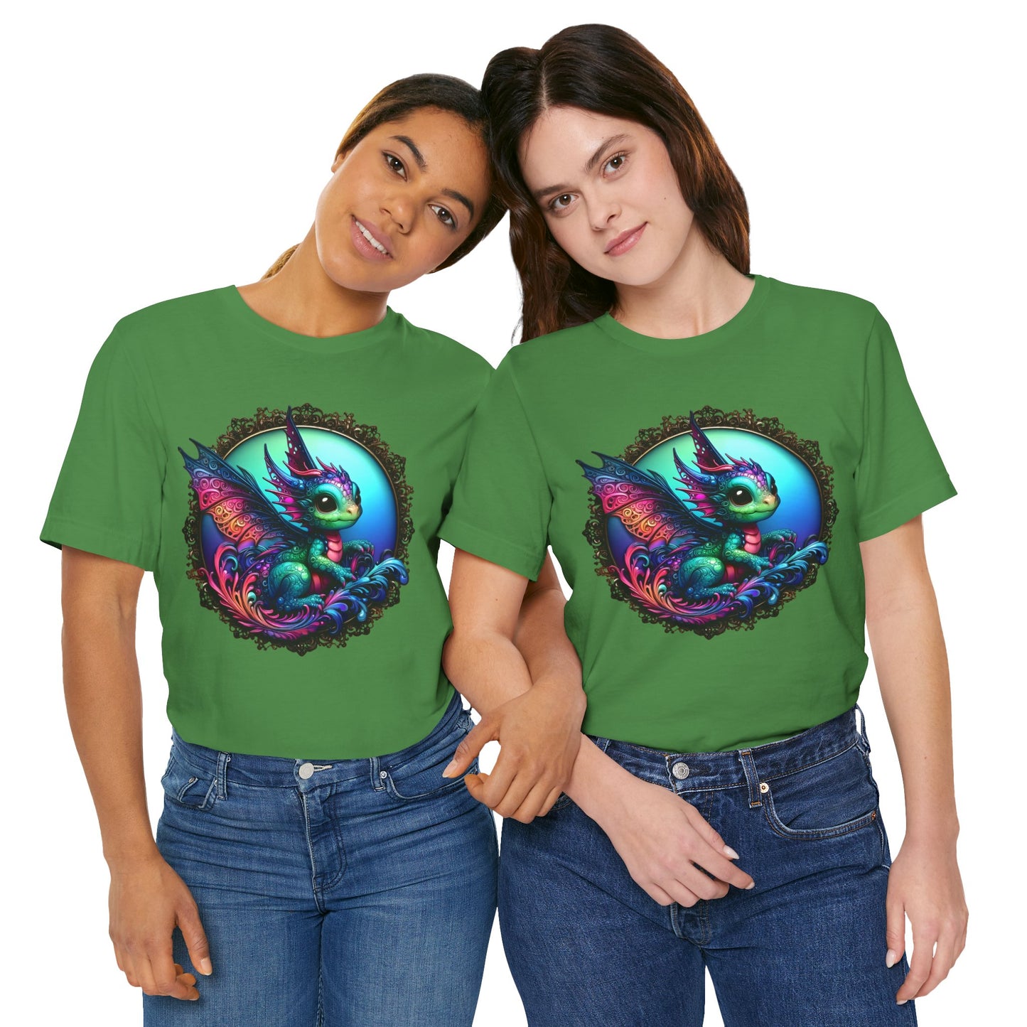 Baby Dragon T-Shirt - Whimsical Creature Art Tee, Unisex, Soft Cotton - Perfect for Fantasy and Dragon Enthusiasts