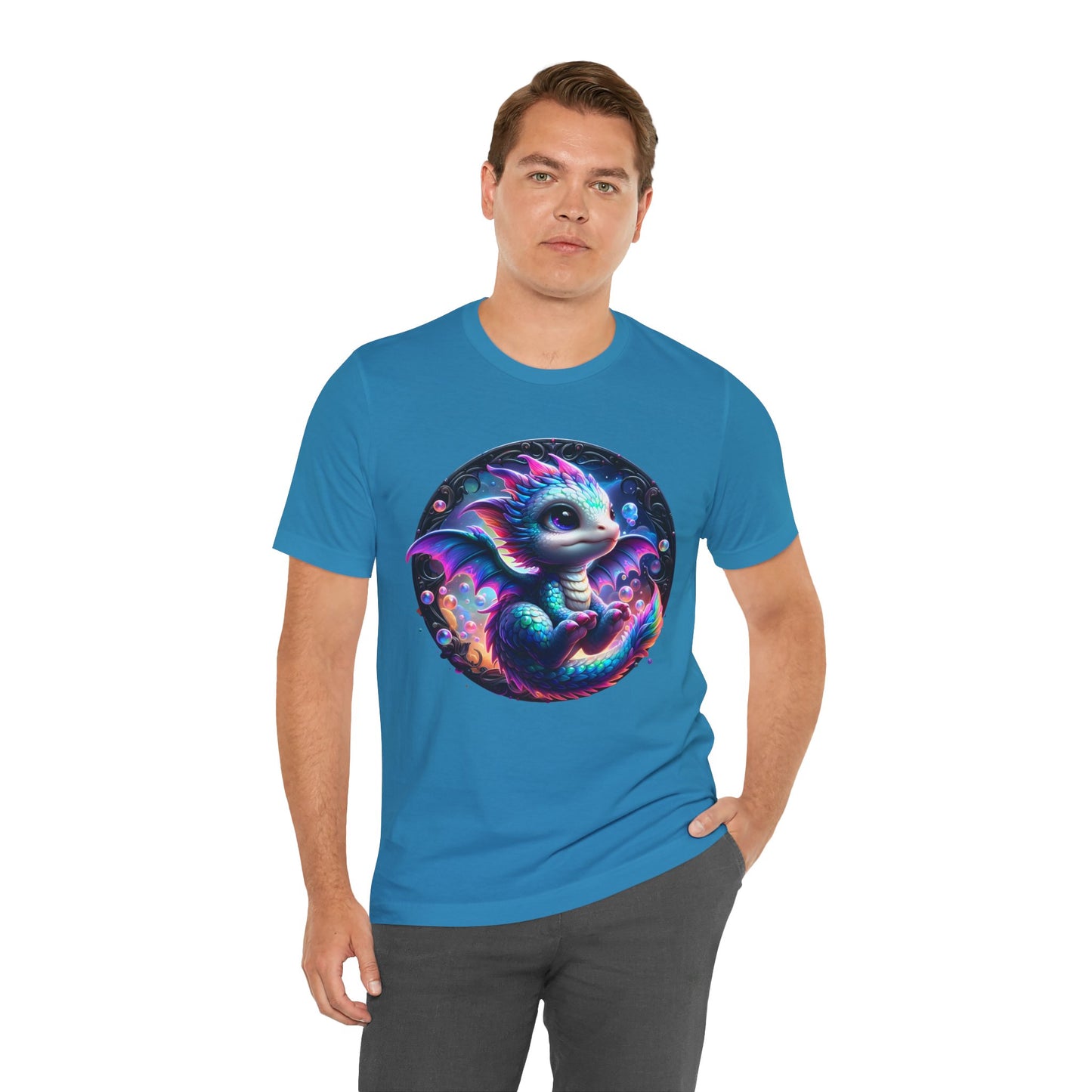 Baby Dragon T-Shirt - Whimsical Creature Art Tee, Unisex, Soft Cotton - Perfect for Fantasy and Dragon Enthusiasts