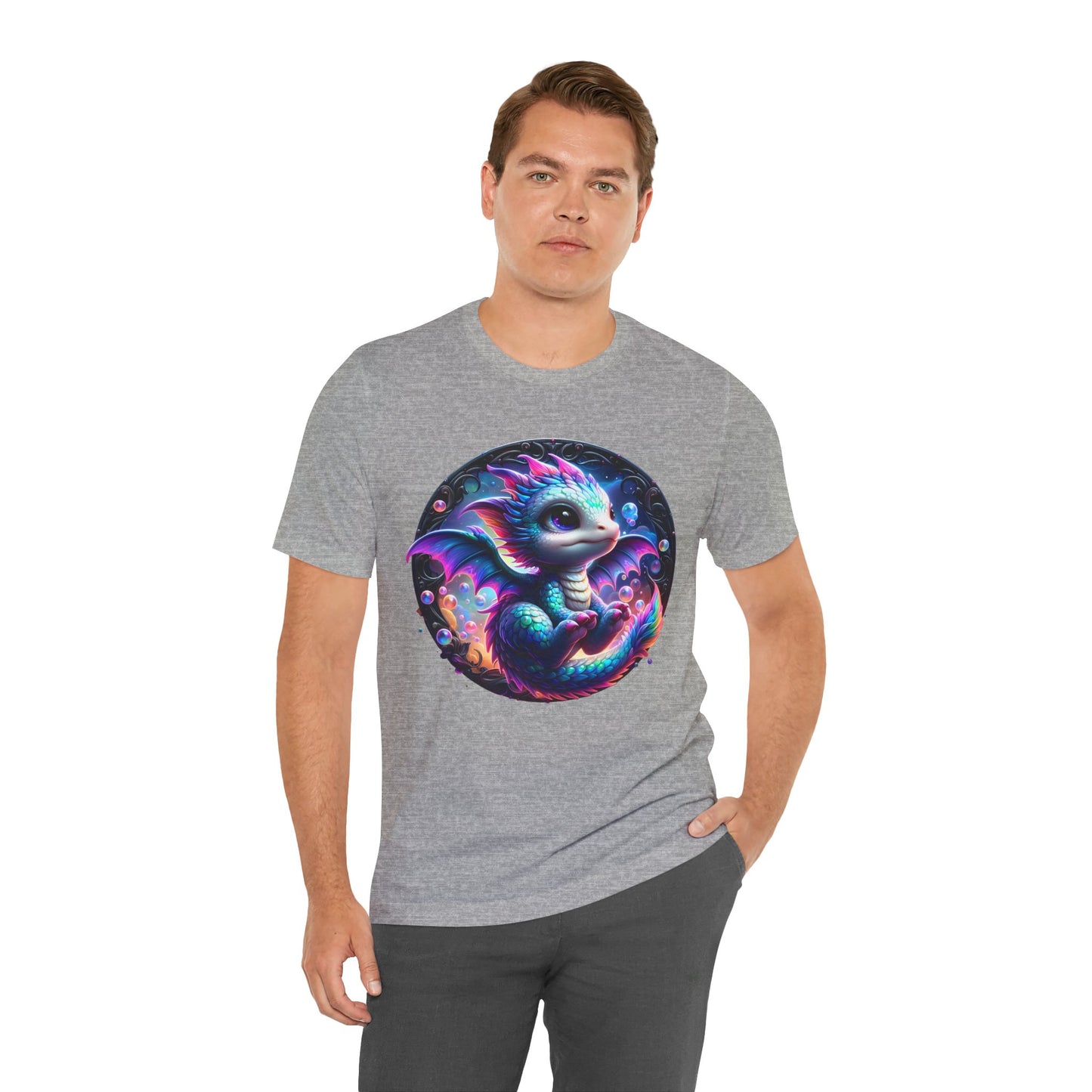 Baby Dragon T-Shirt - Whimsical Creature Art Tee, Unisex, Soft Cotton - Perfect for Fantasy and Dragon Enthusiasts