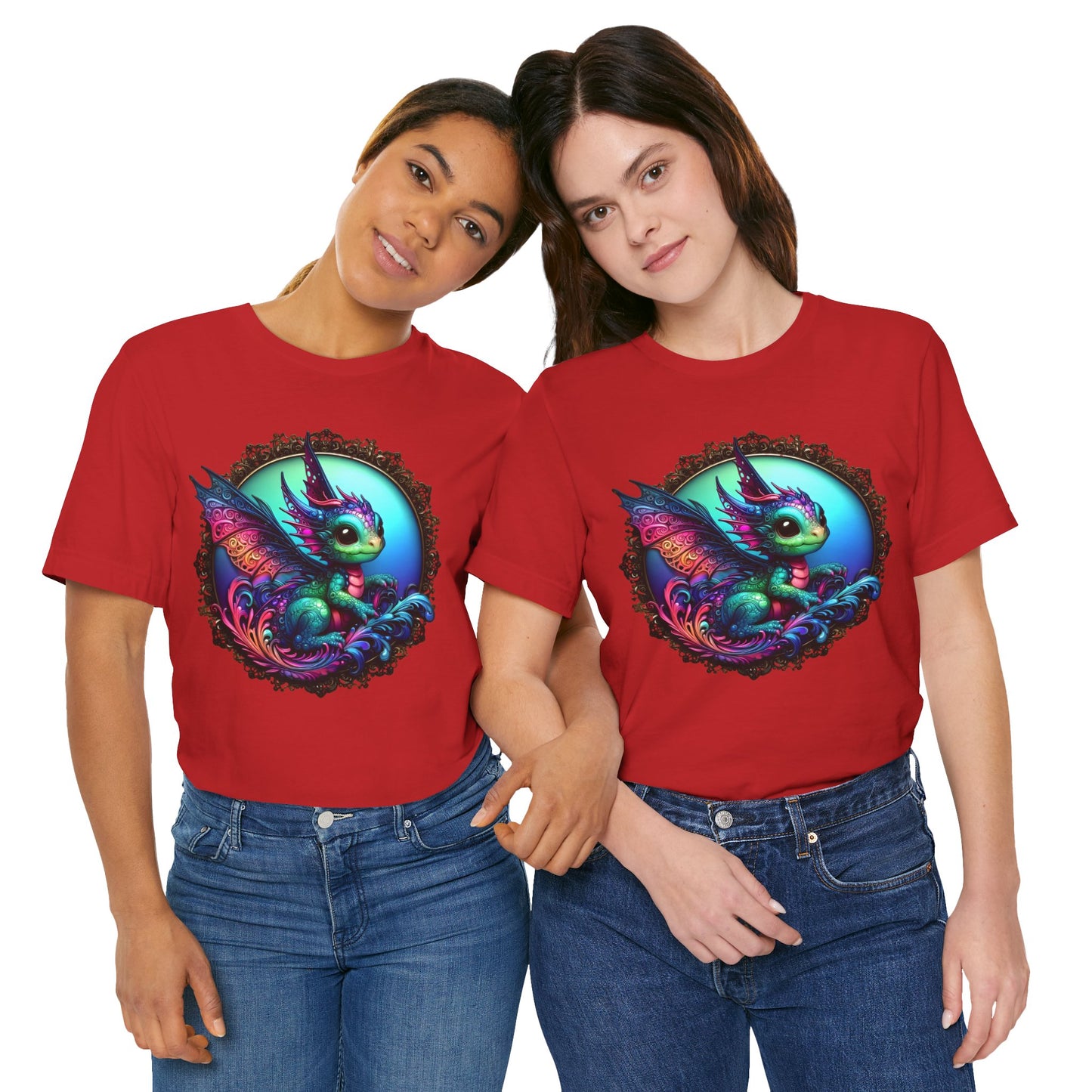 Baby Dragon T-Shirt - Whimsical Creature Art Tee, Unisex, Soft Cotton - Perfect for Fantasy and Dragon Enthusiasts