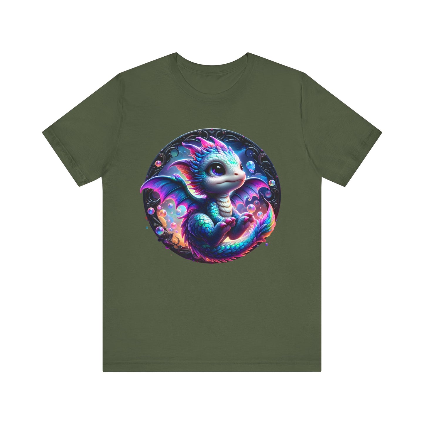 Baby Dragon T-Shirt - Whimsical Creature Art Tee, Unisex, Soft Cotton - Perfect for Fantasy and Dragon Enthusiasts