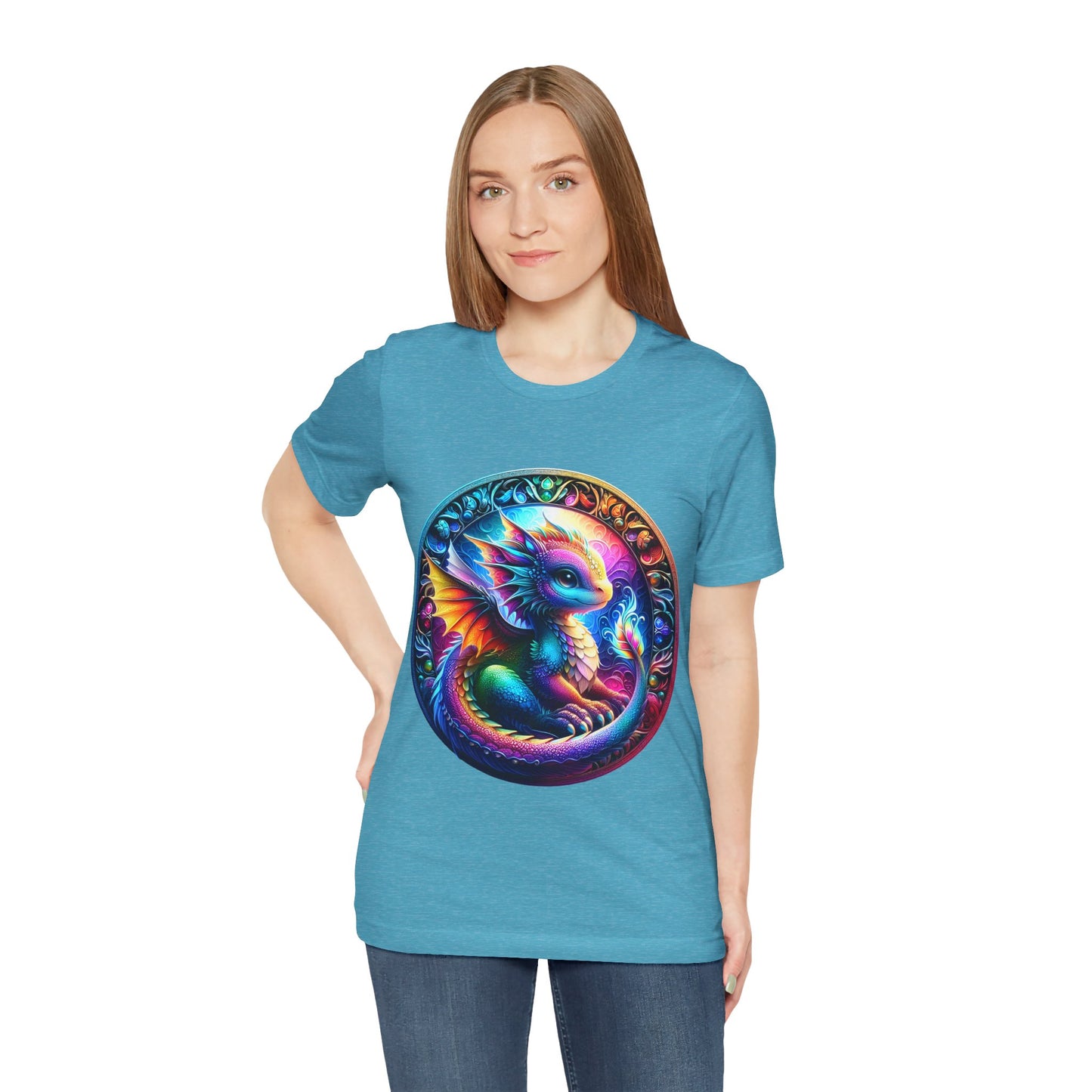 Baby Dragon T-Shirt - Whimsical Creature Art Tee, Unisex, Soft Cotton - Perfect for Fantasy and Dragon Enthusiasts