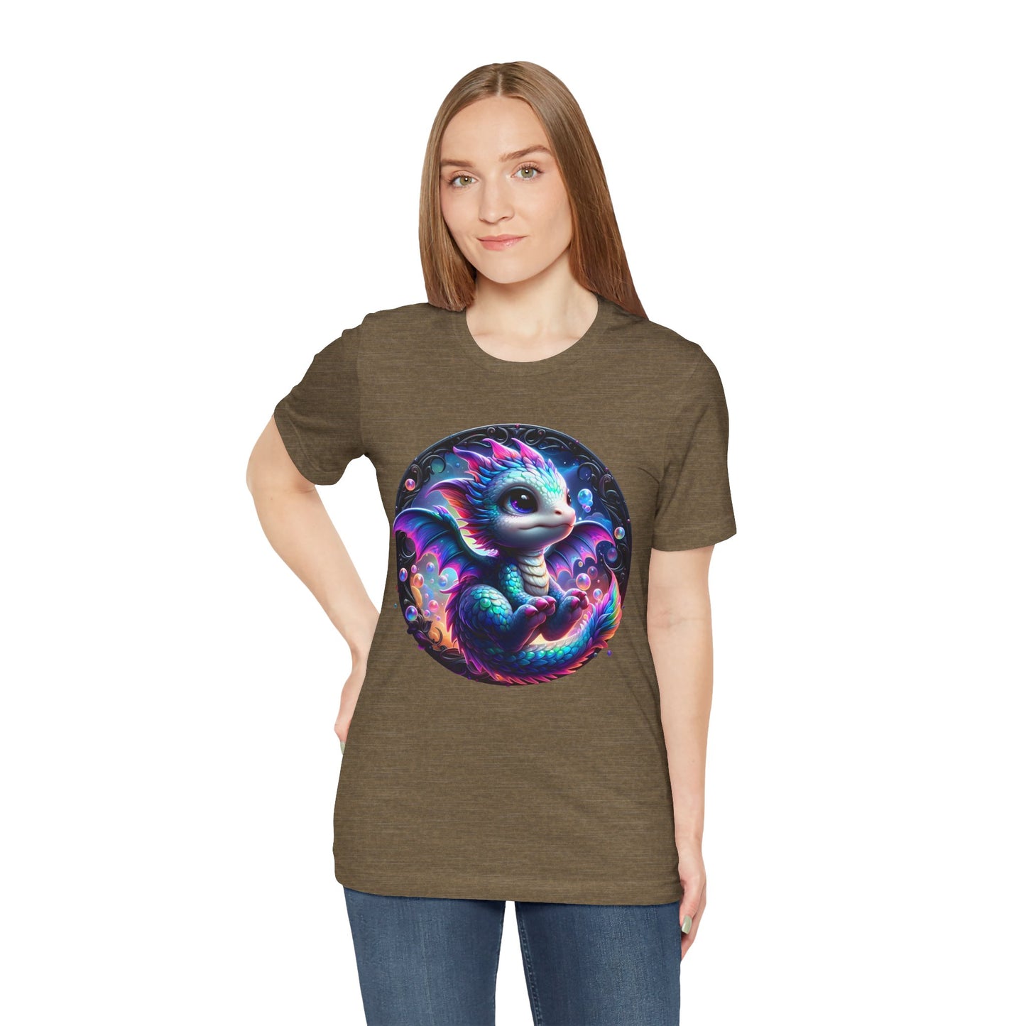 Baby Dragon T-Shirt - Whimsical Creature Art Tee, Unisex, Soft Cotton - Perfect for Fantasy and Dragon Enthusiasts