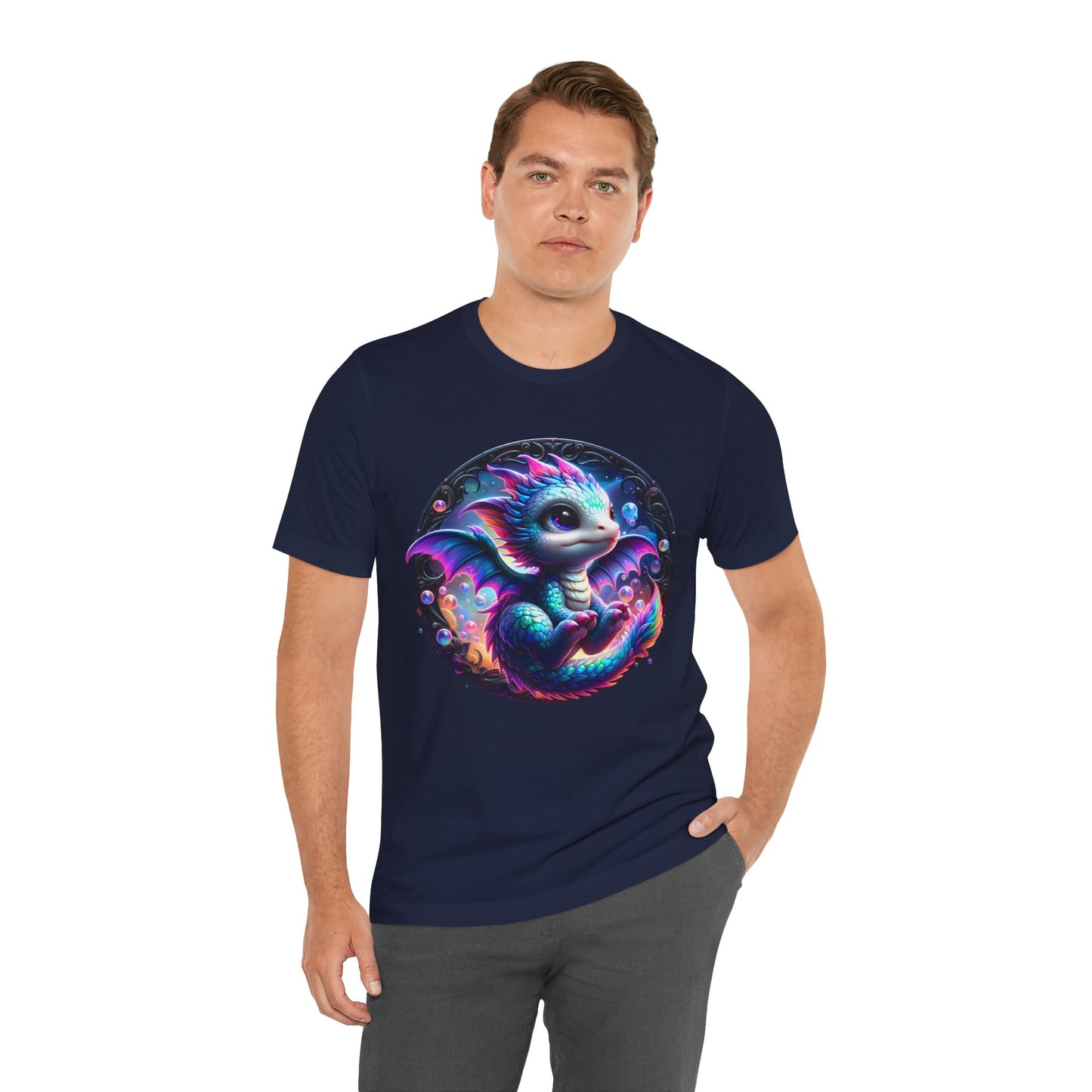 Baby Dragon T-Shirt - Whimsical Creature Art Tee, Unisex, Soft Cotton - Perfect for Fantasy and Dragon Enthusiasts