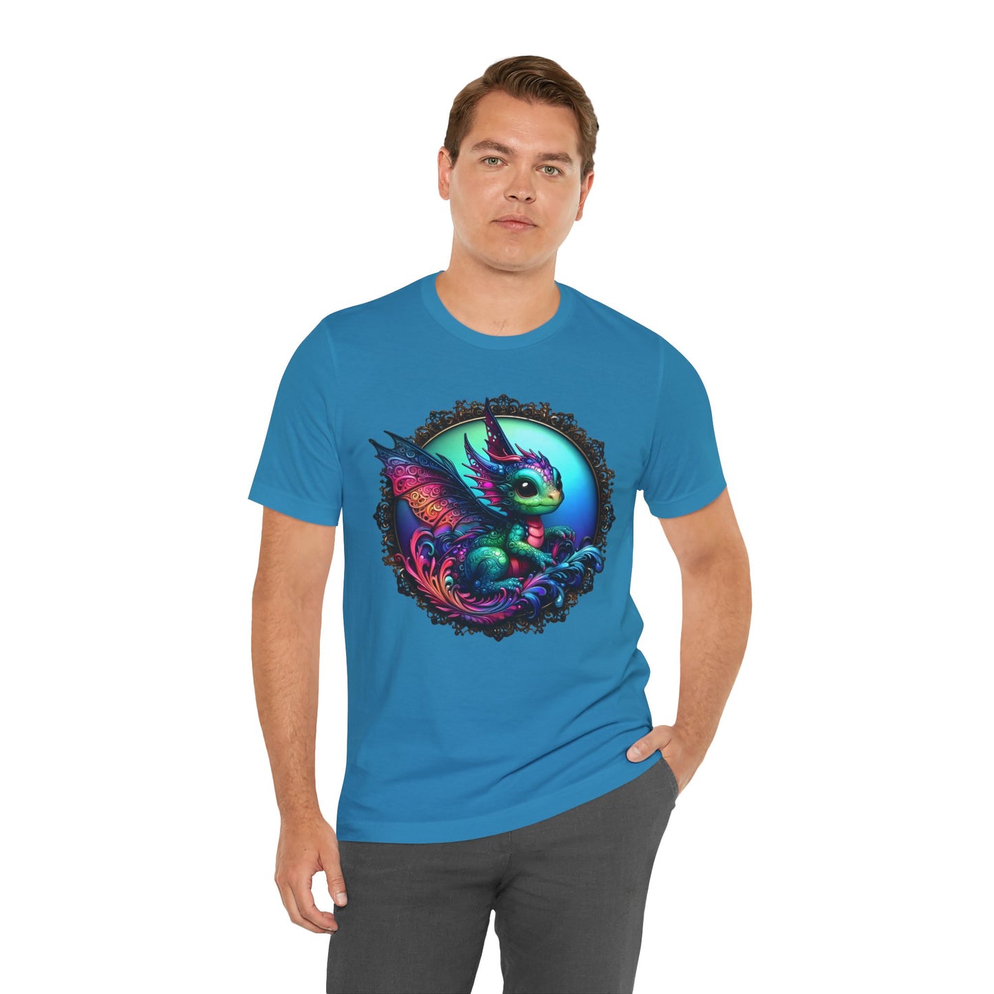 Baby Dragon T-Shirt - Whimsical Creature Art Tee, Unisex, Soft Cotton - Perfect for Fantasy and Dragon Enthusiasts