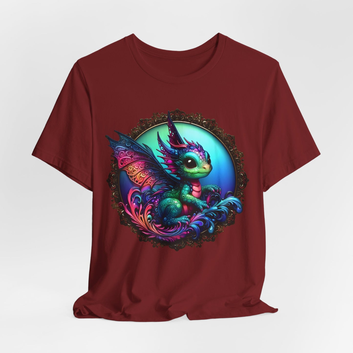 Baby Dragon T-Shirt - Whimsical Creature Art Tee, Unisex, Soft Cotton - Perfect for Fantasy and Dragon Enthusiasts