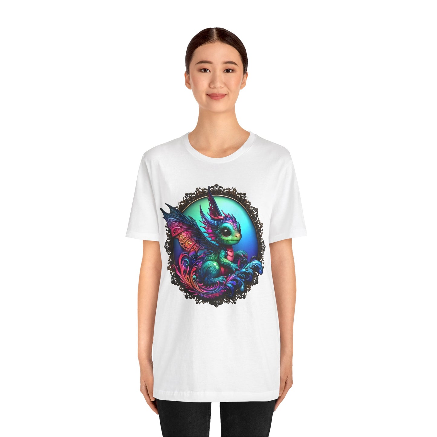 Baby Dragon T-Shirt - Whimsical Creature Art Tee, Unisex, Soft Cotton - Perfect for Fantasy and Dragon Enthusiasts