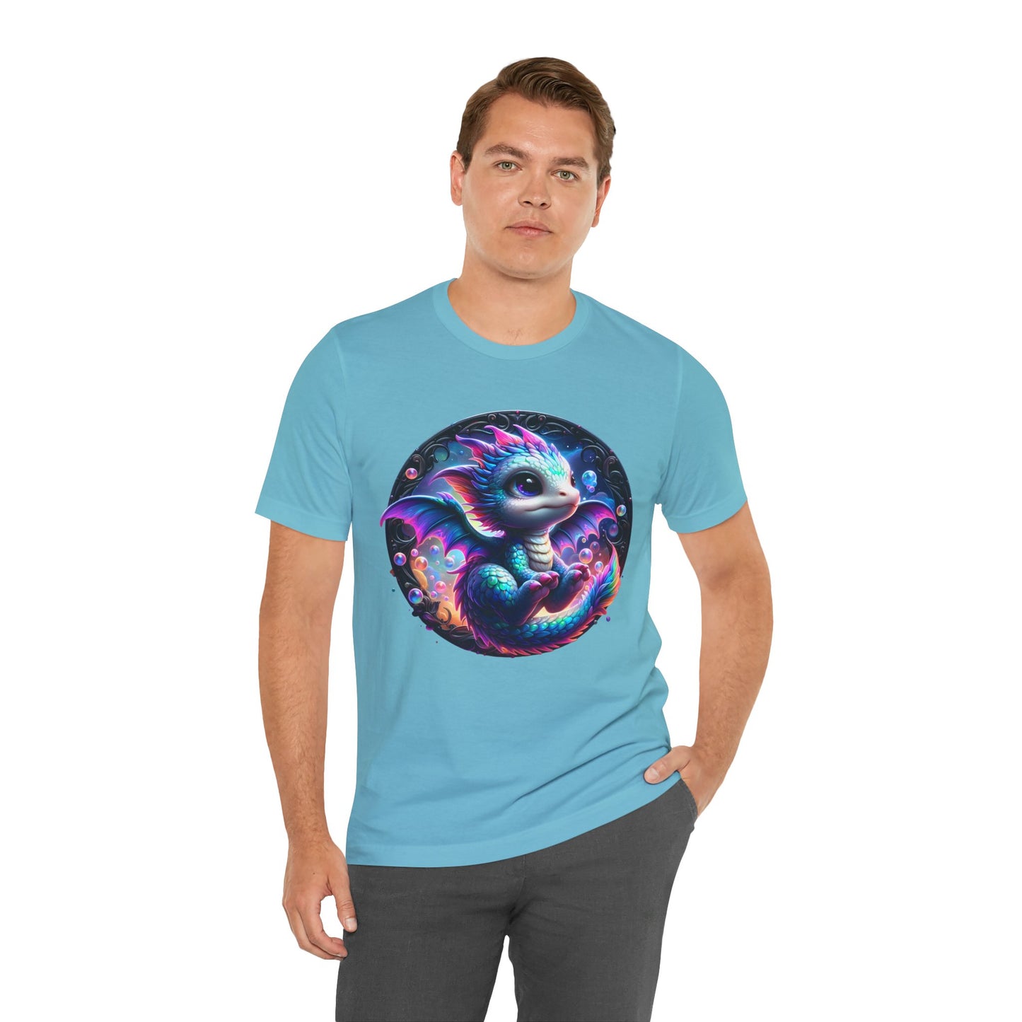 Baby Dragon T-Shirt - Whimsical Creature Art Tee, Unisex, Soft Cotton - Perfect for Fantasy and Dragon Enthusiasts