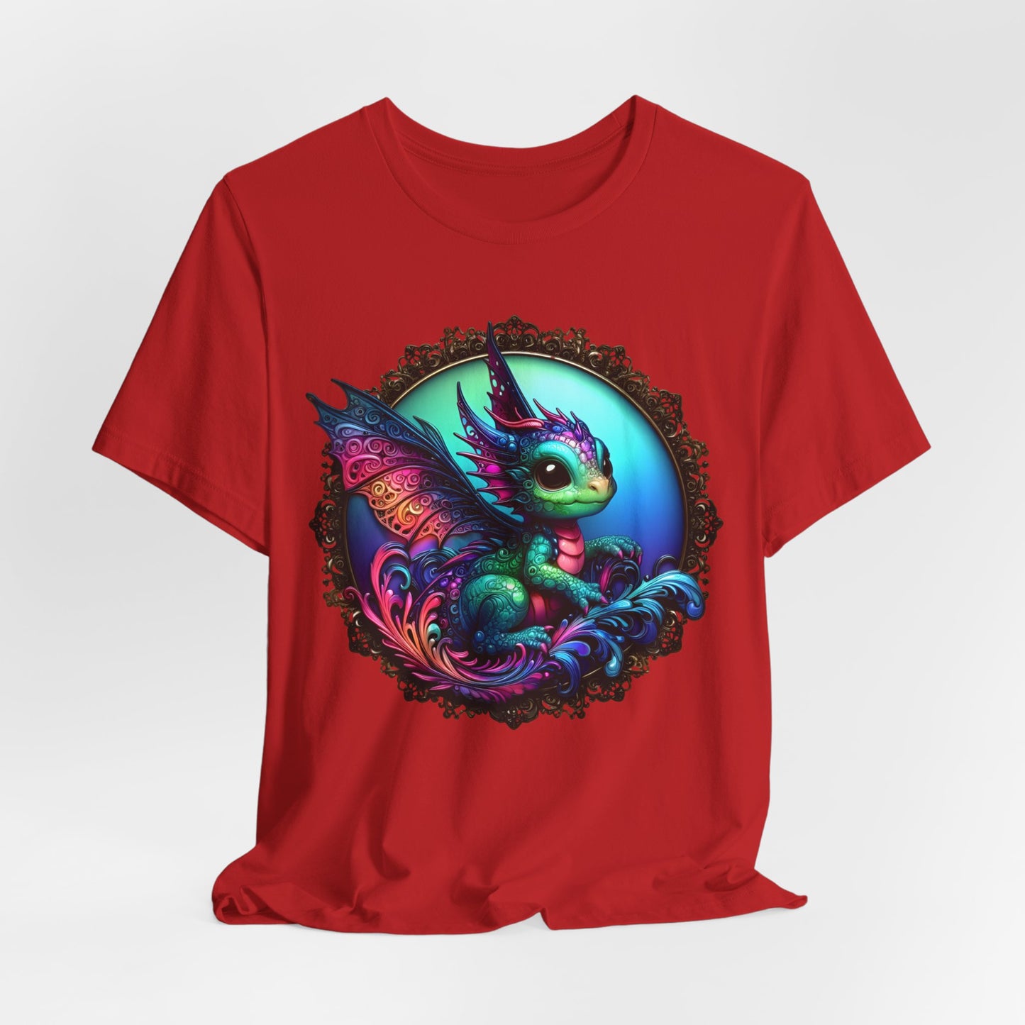 Baby Dragon T-Shirt - Whimsical Creature Art Tee, Unisex, Soft Cotton - Perfect for Fantasy and Dragon Enthusiasts