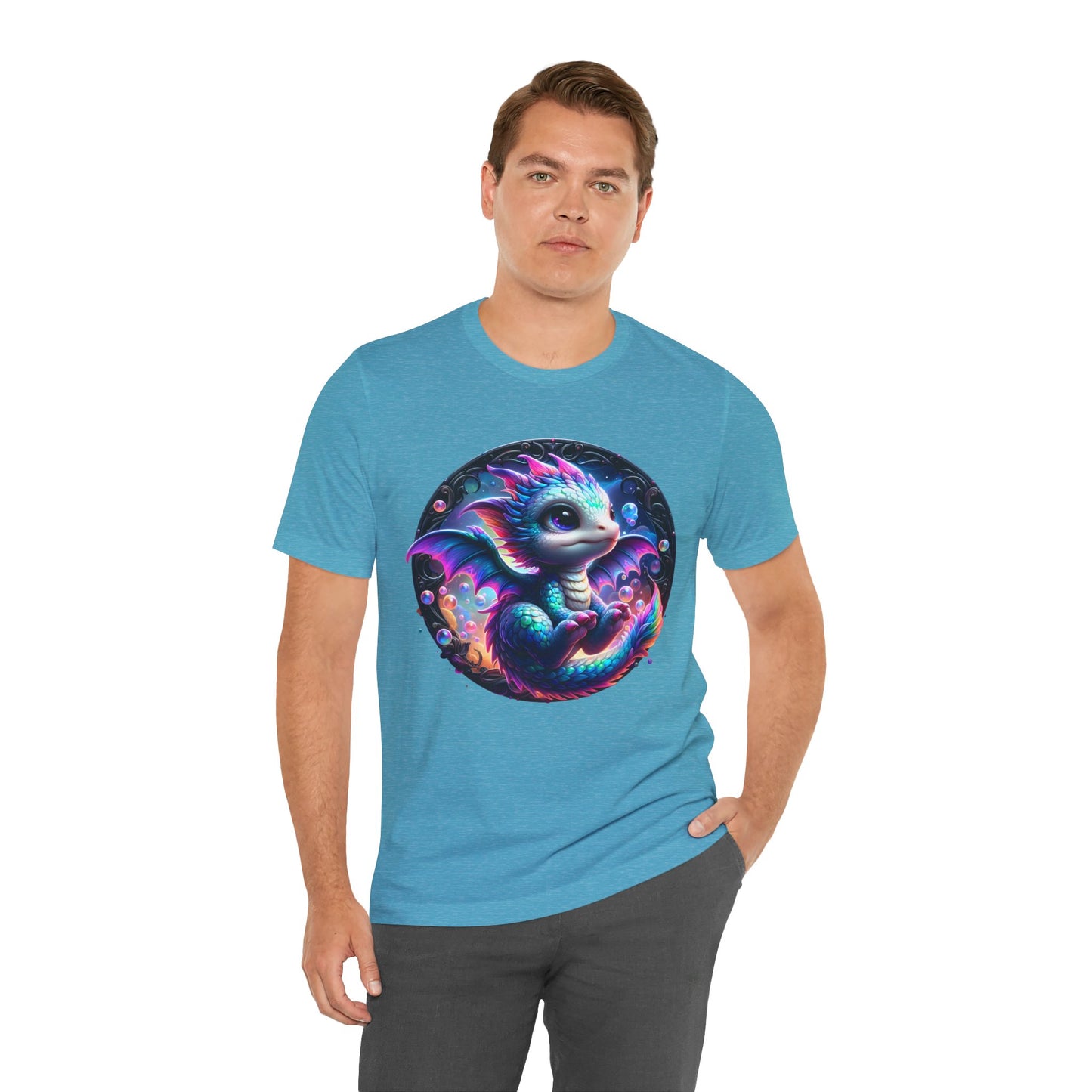 Baby Dragon T-Shirt - Whimsical Creature Art Tee, Unisex, Soft Cotton - Perfect for Fantasy and Dragon Enthusiasts
