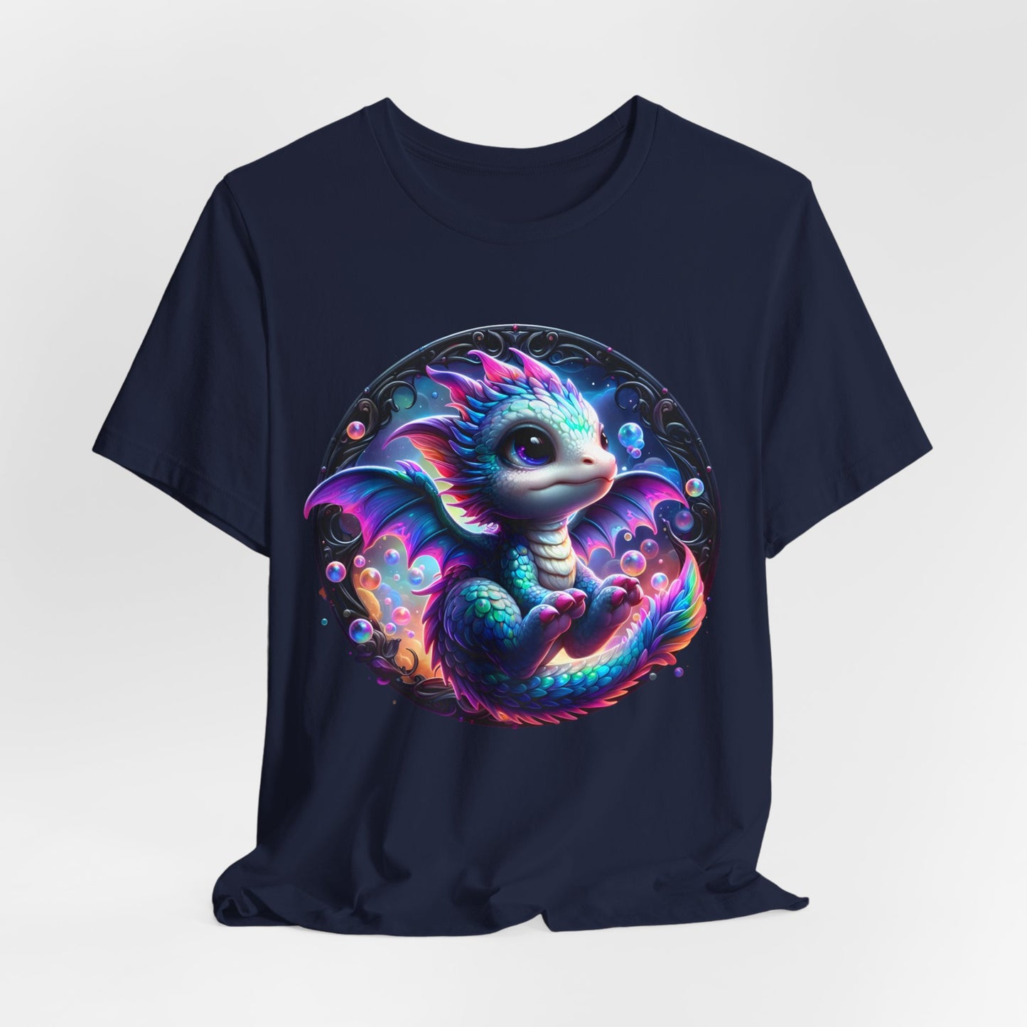 Baby Dragon T-Shirt - Whimsical Creature Art Tee, Unisex, Soft Cotton - Perfect for Fantasy and Dragon Enthusiasts