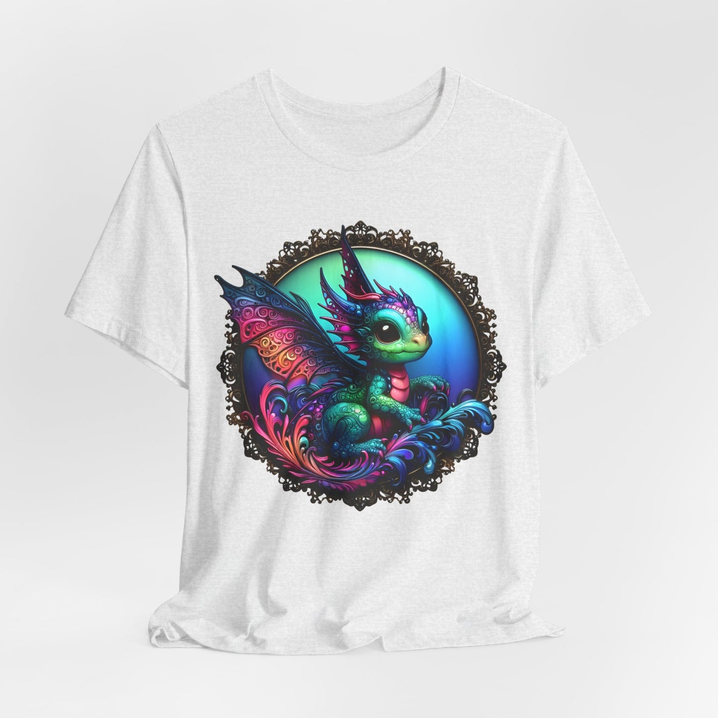 Baby Dragon T-Shirt - Whimsical Creature Art Tee, Unisex, Soft Cotton - Perfect for Fantasy and Dragon Enthusiasts