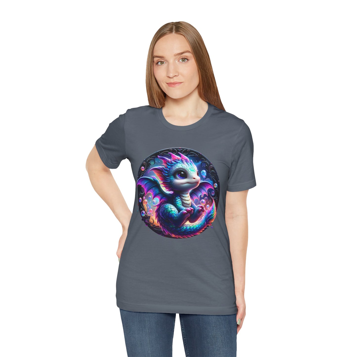 Baby Dragon T-Shirt - Whimsical Creature Art Tee, Unisex, Soft Cotton - Perfect for Fantasy and Dragon Enthusiasts