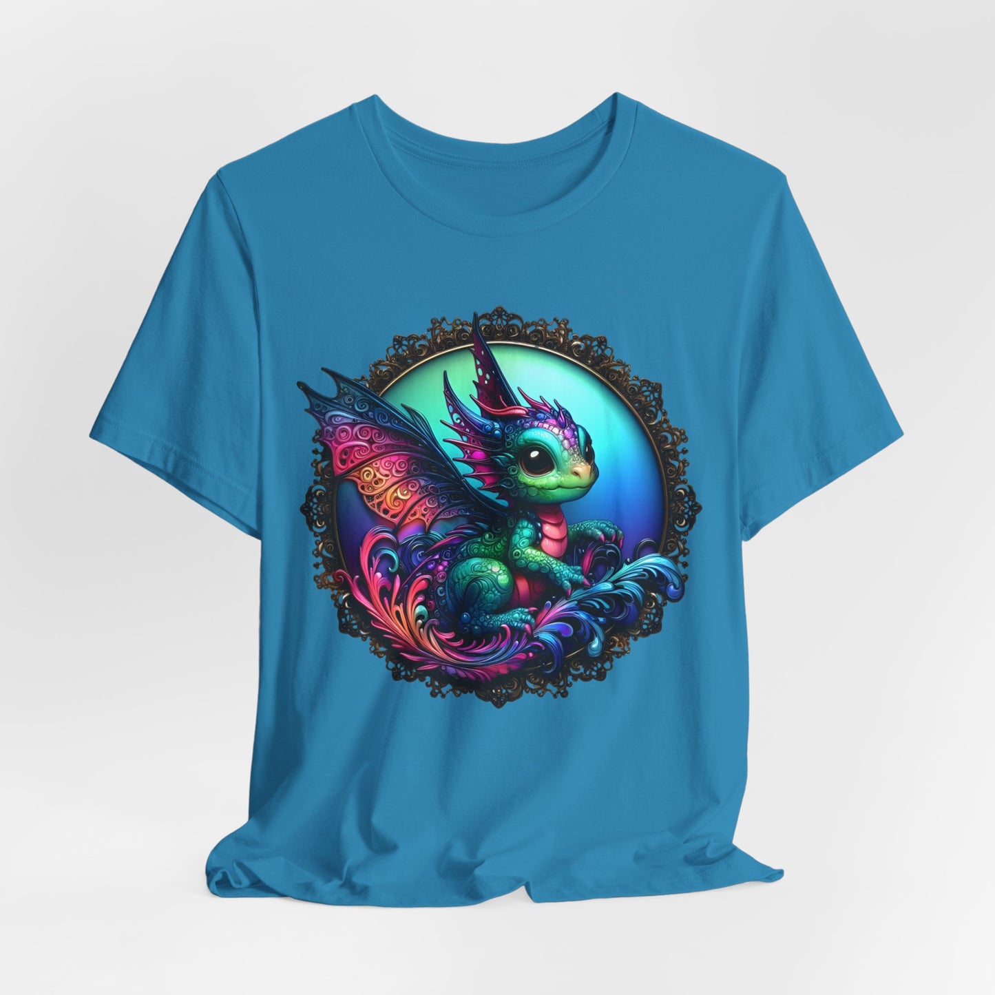 Baby Dragon T-Shirt - Whimsical Creature Art Tee, Unisex, Soft Cotton - Perfect for Fantasy and Dragon Enthusiasts
