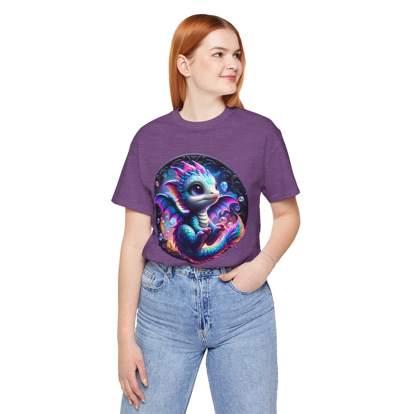 Baby Dragon T-Shirt - Whimsical Creature Art Tee, Unisex, Soft Cotton - Perfect for Fantasy and Dragon Enthusiasts