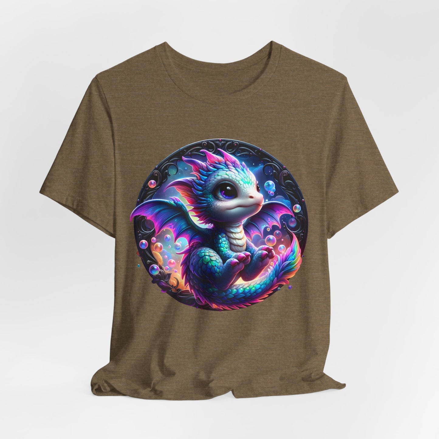 Baby Dragon T-Shirt - Whimsical Creature Art Tee, Unisex, Soft Cotton - Perfect for Fantasy and Dragon Enthusiasts