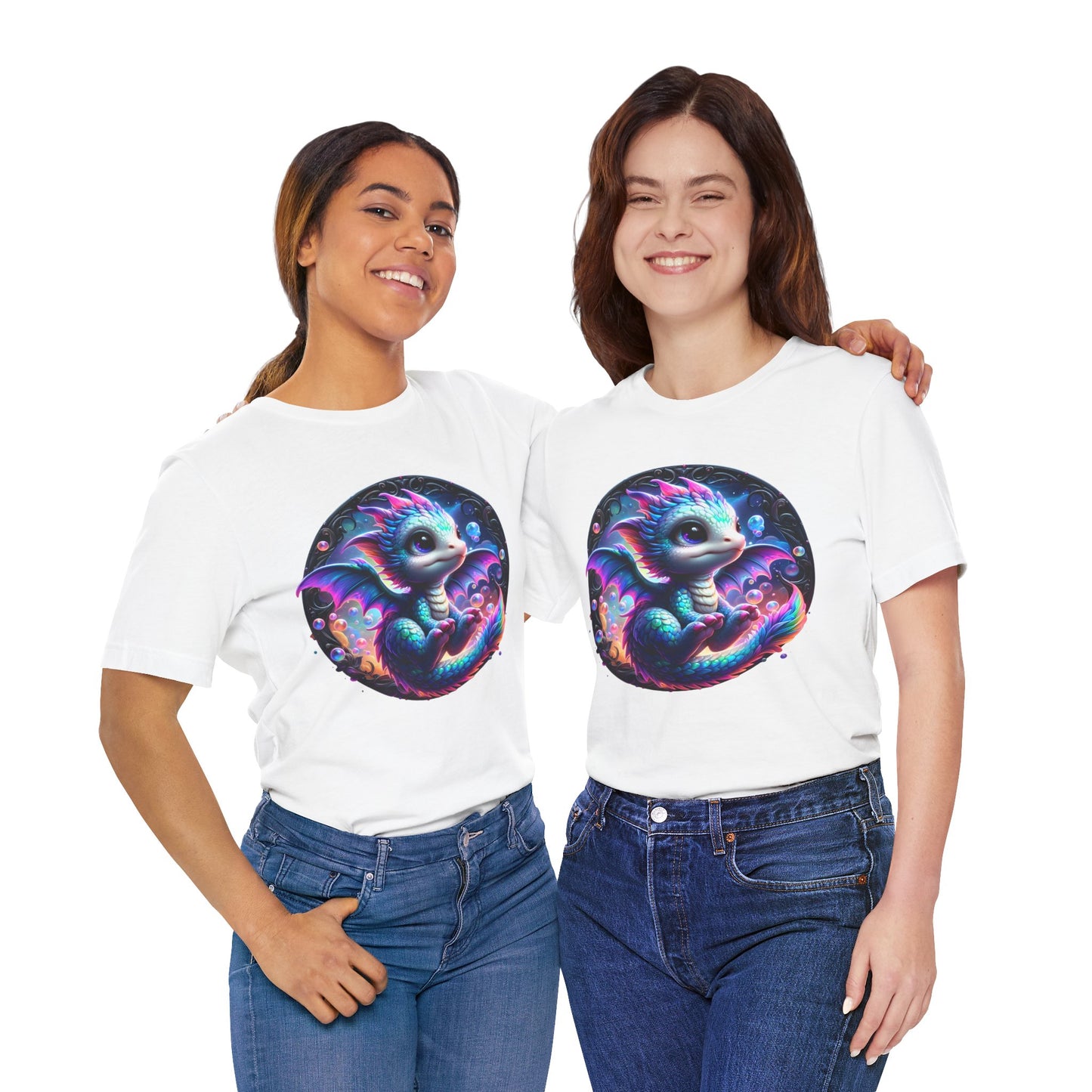 Baby Dragon T-Shirt - Whimsical Creature Art Tee, Unisex, Soft Cotton - Perfect for Fantasy and Dragon Enthusiasts